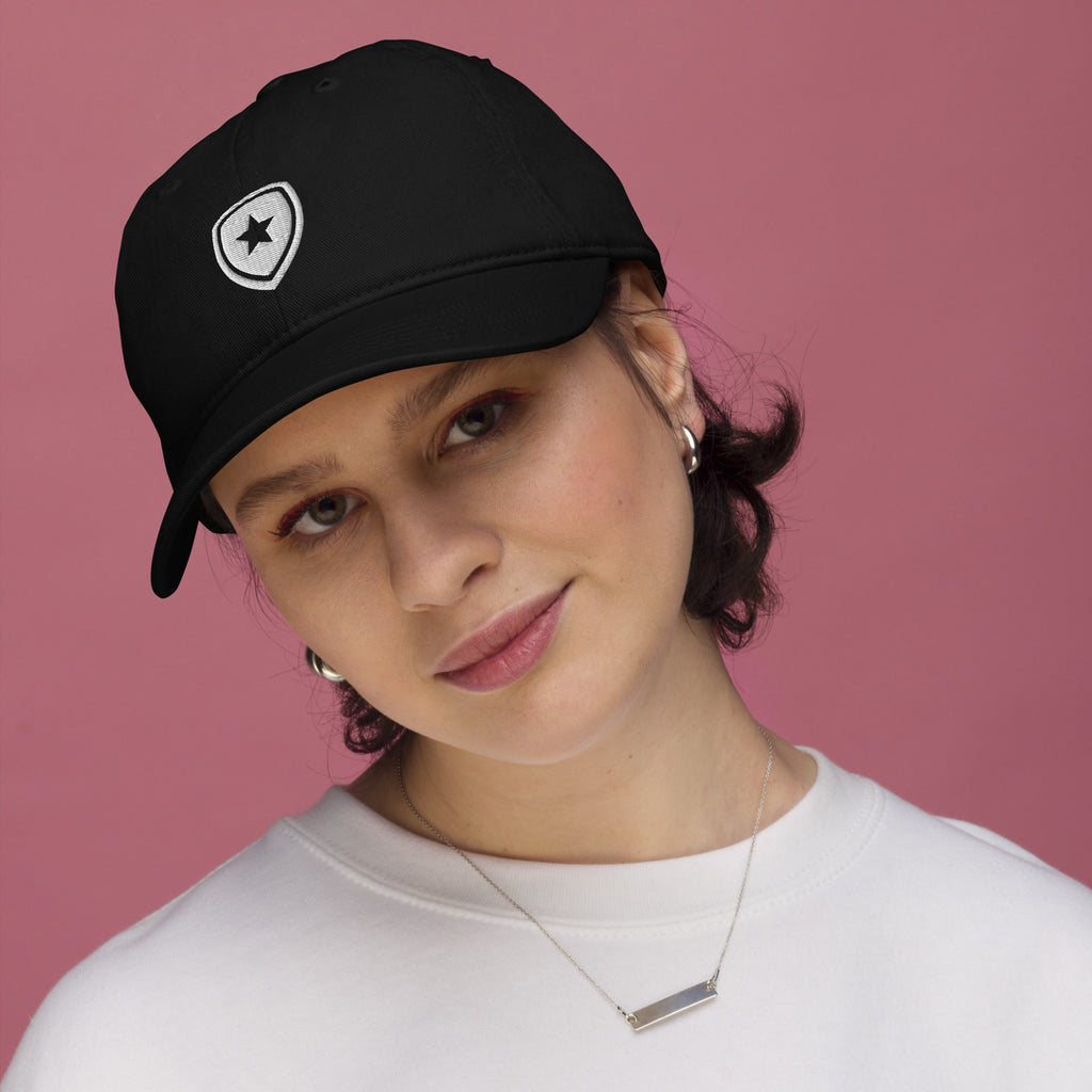 CAP -- 100% Organic --CH Style-- Black