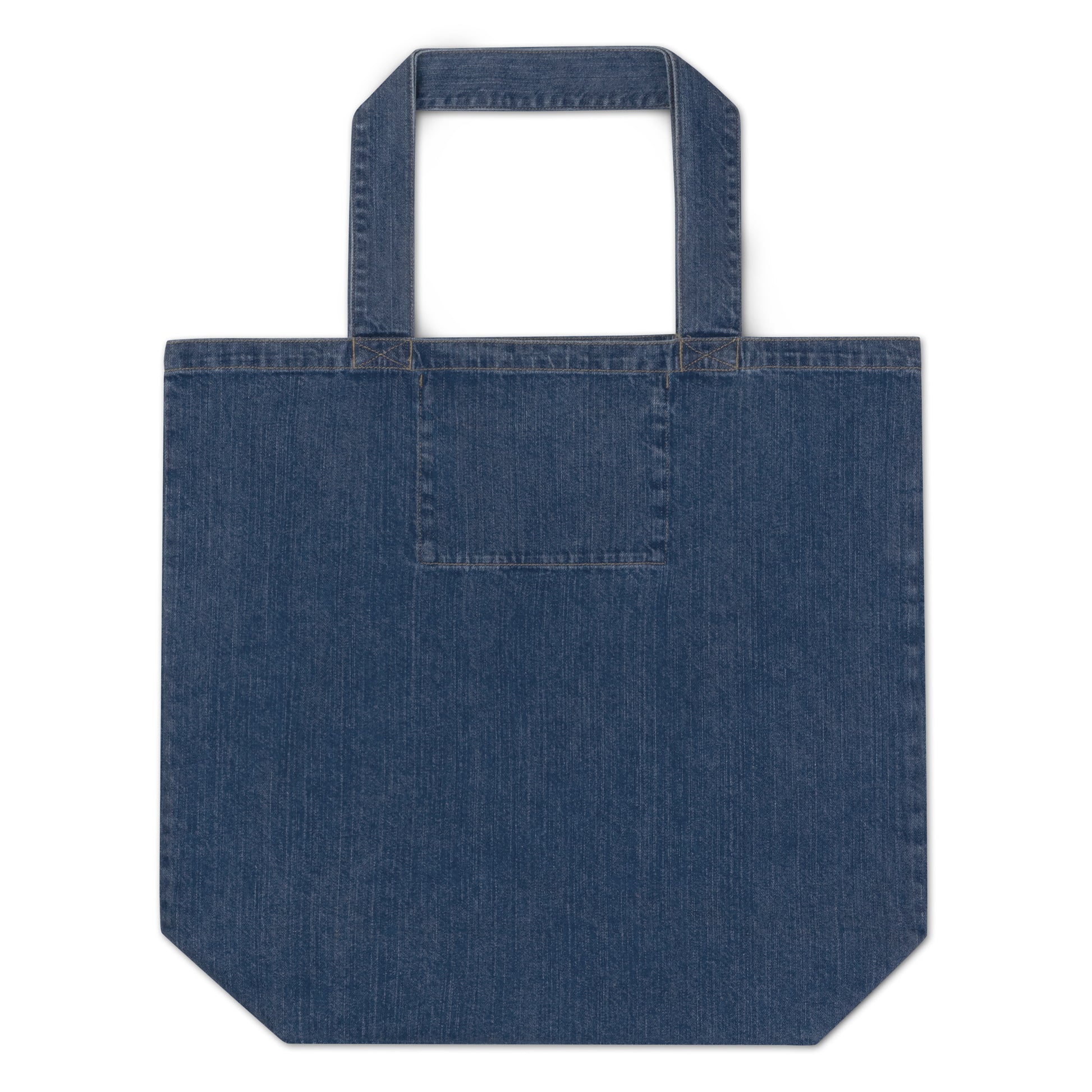 100% Organic Denim Tote Bag