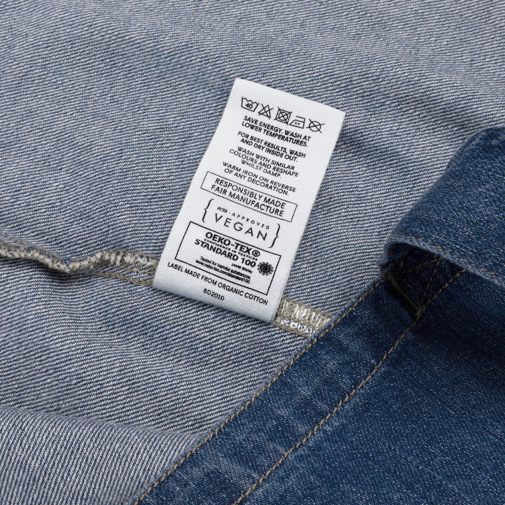 100% Organic Denim Tote Bag