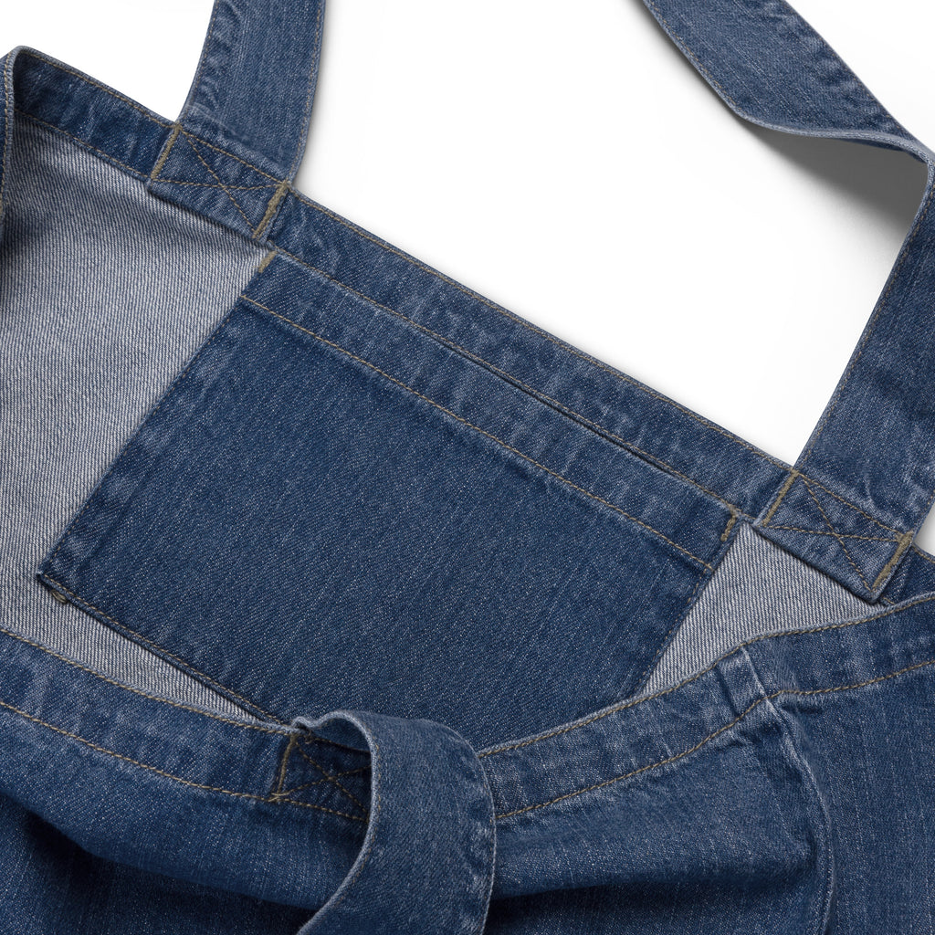 100% Organic Denim Tote Bag