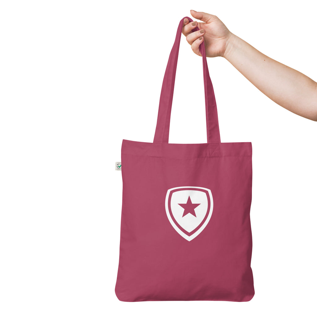 100% Organic Fashion Tote Bag --CH Syle-- Red