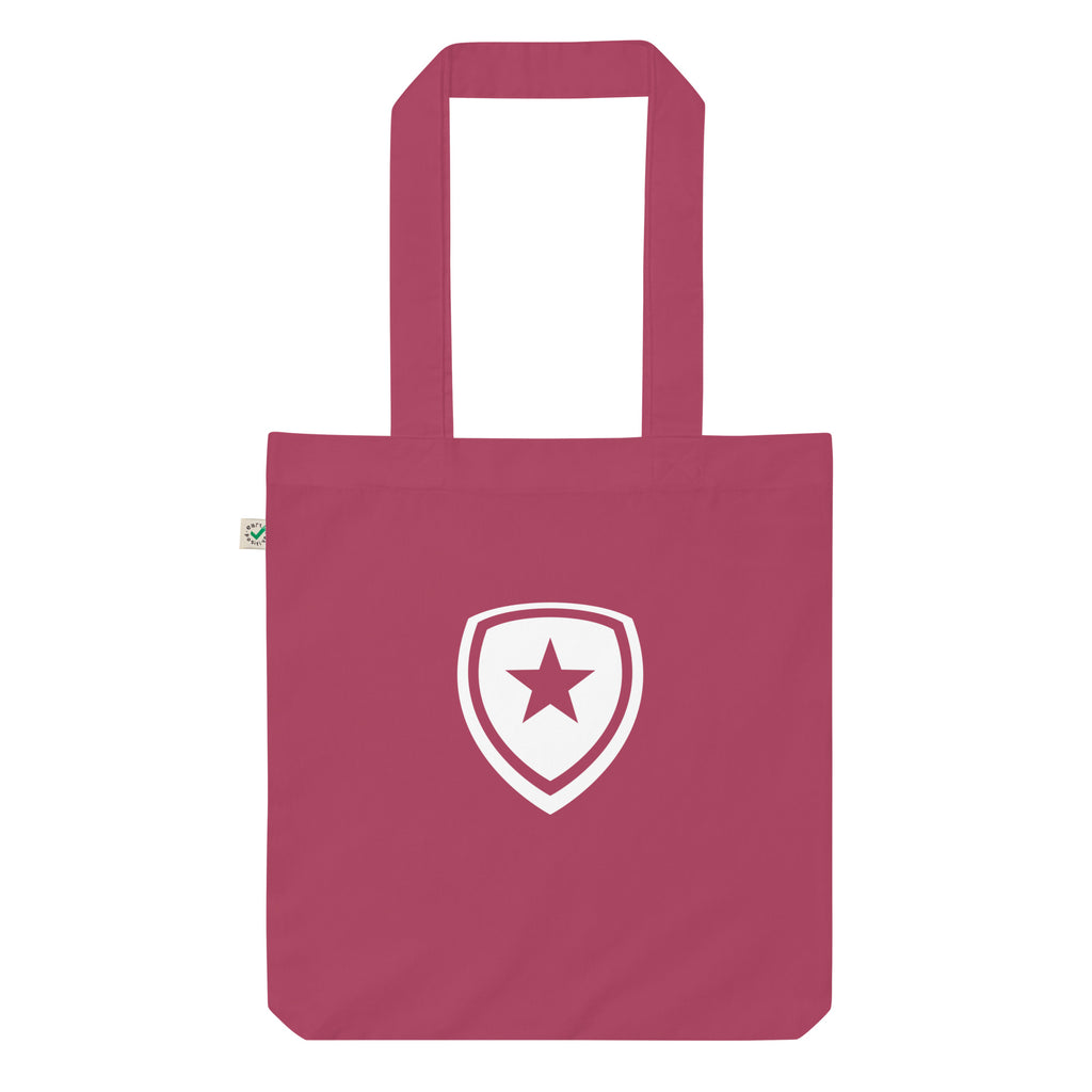 100% Organic Fashion Tote Bag --CH Syle-- Red