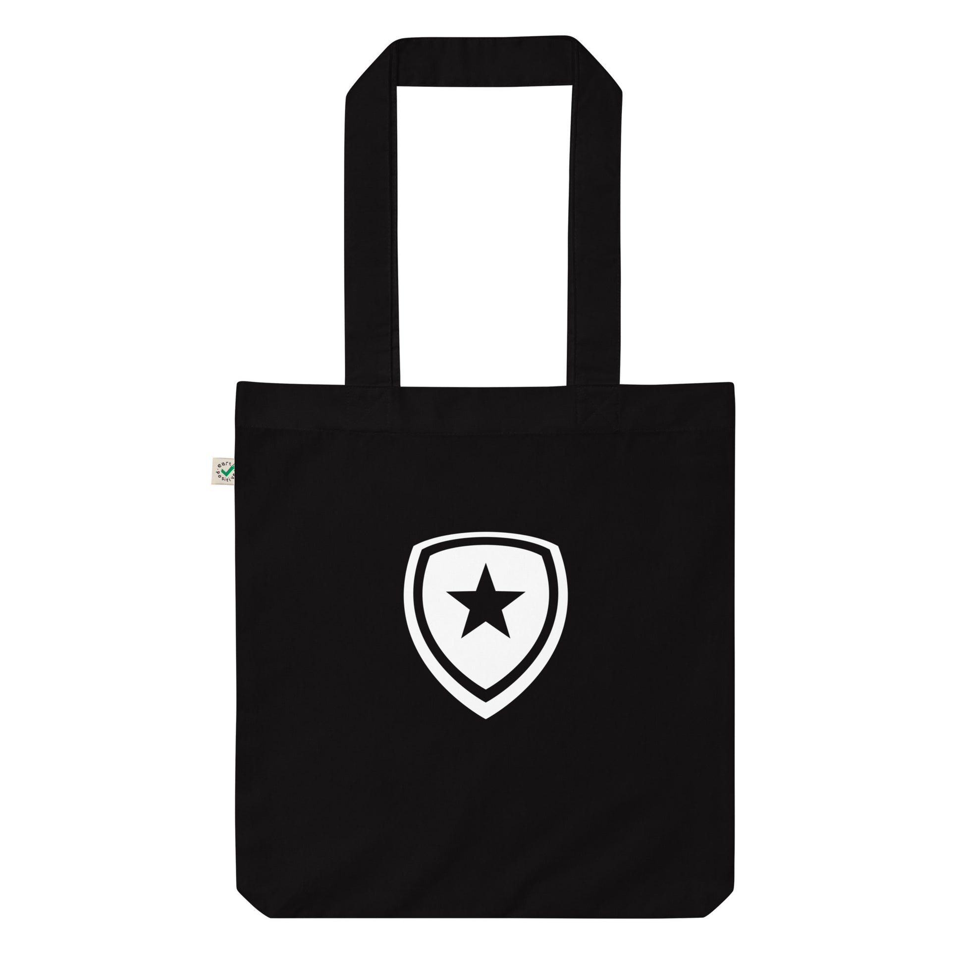 100% Organic Fashion Tote Bag --CH Style-- Black