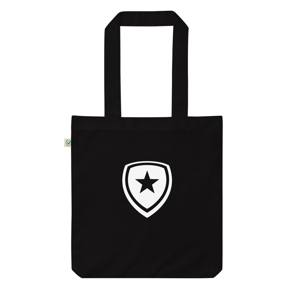 100% Organic Fashion Tote Bag --CH Style-- Black