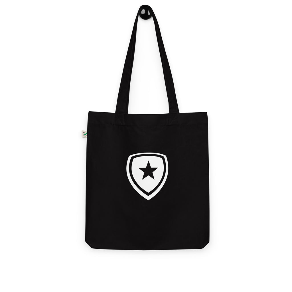 100% Organic Fashion Tote Bag --CH Style-- Black