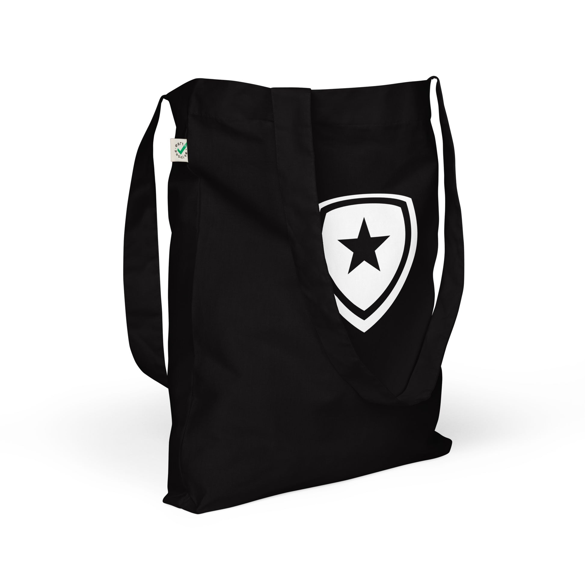 100% Organic Fashion Tote Bag --CH Style-- Black