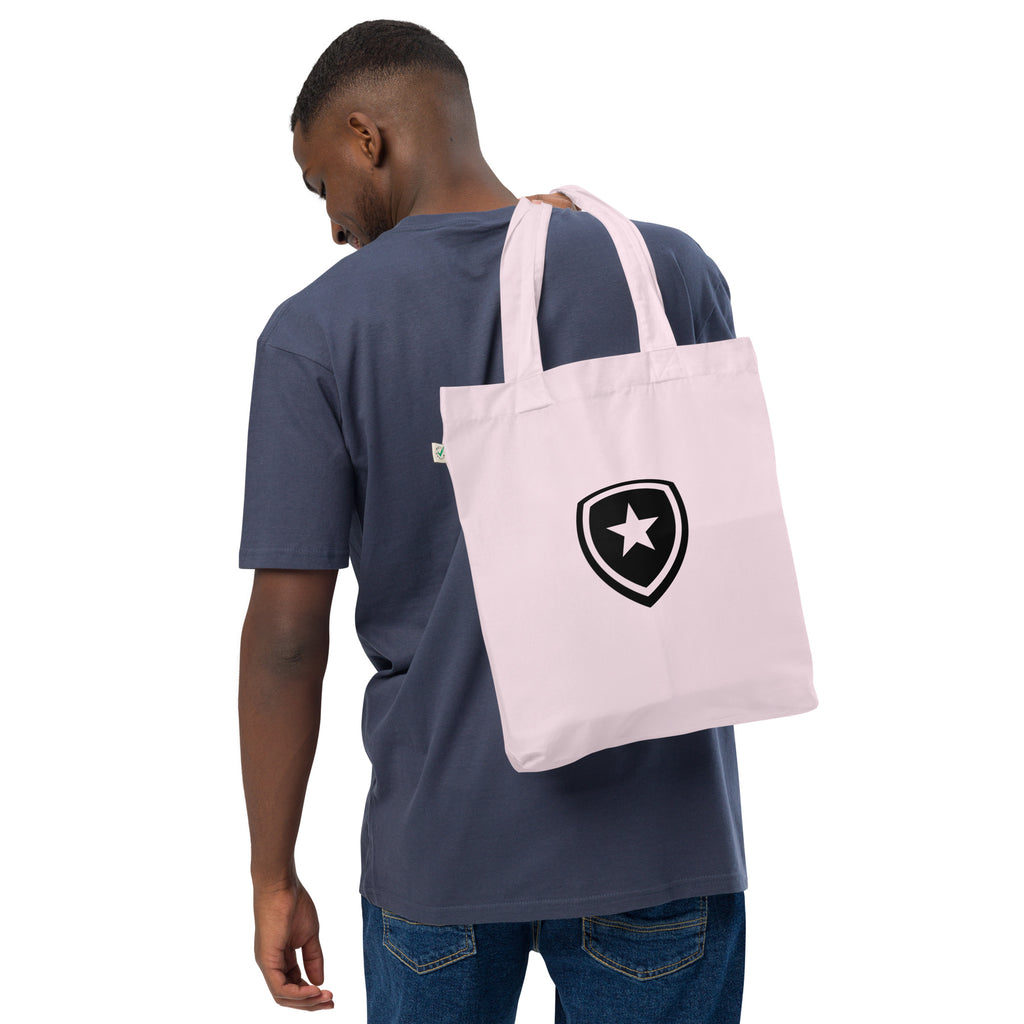 100% Organic Fashion Tote Bag --CH Style-- Pink