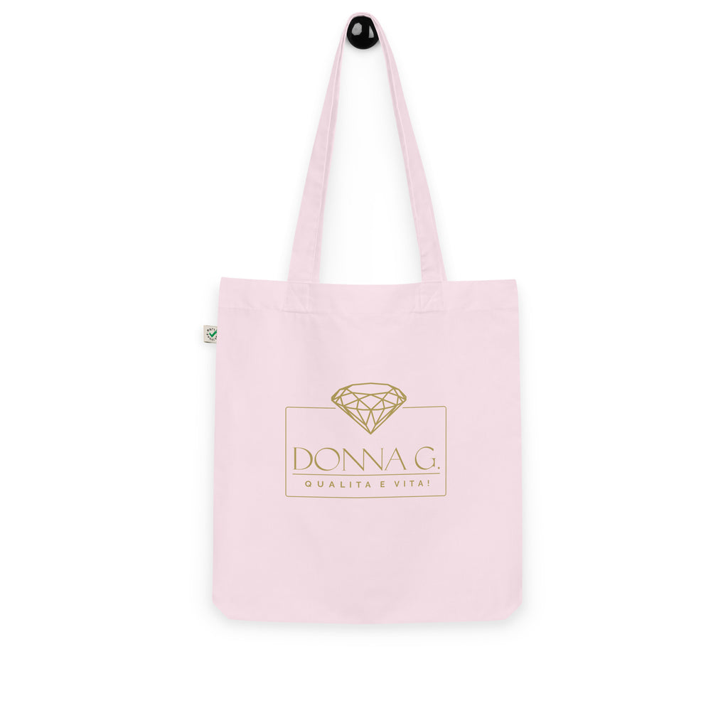 100% Organic Fashion Tote Bag --Donna G.-- Pink