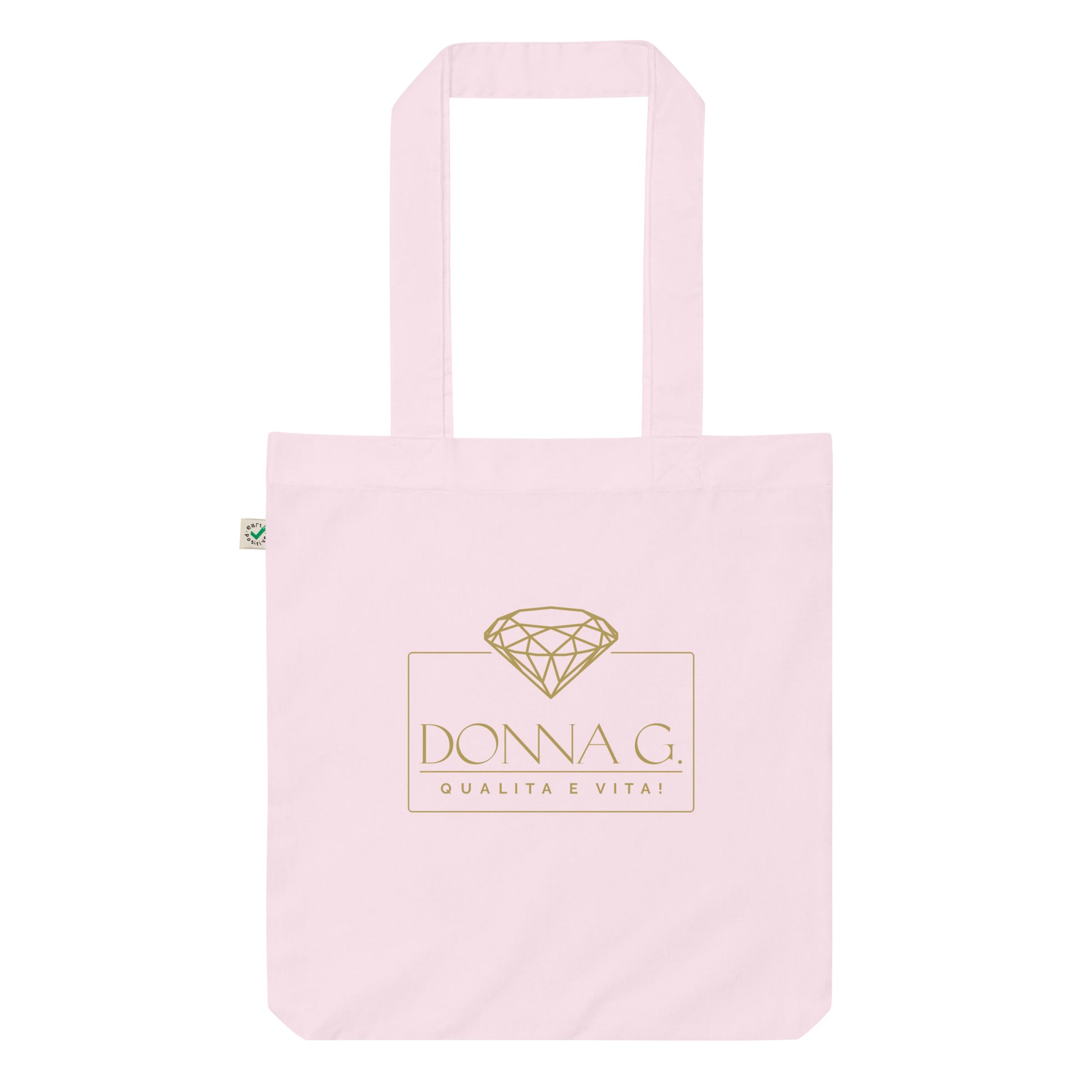 100% Organic Fashion Tote Bag --Donna G.-- Pink