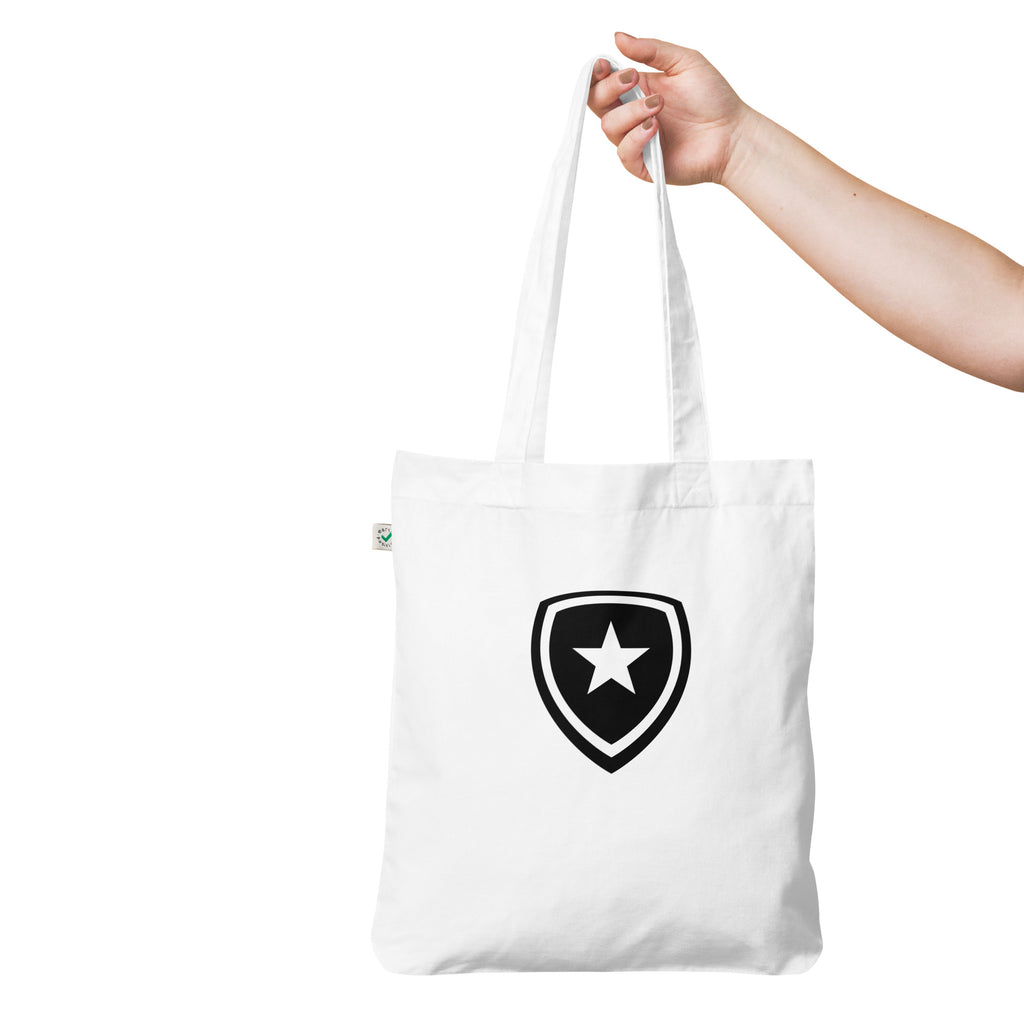 100% Organic Fashion Tote Bag --CH Style-- White