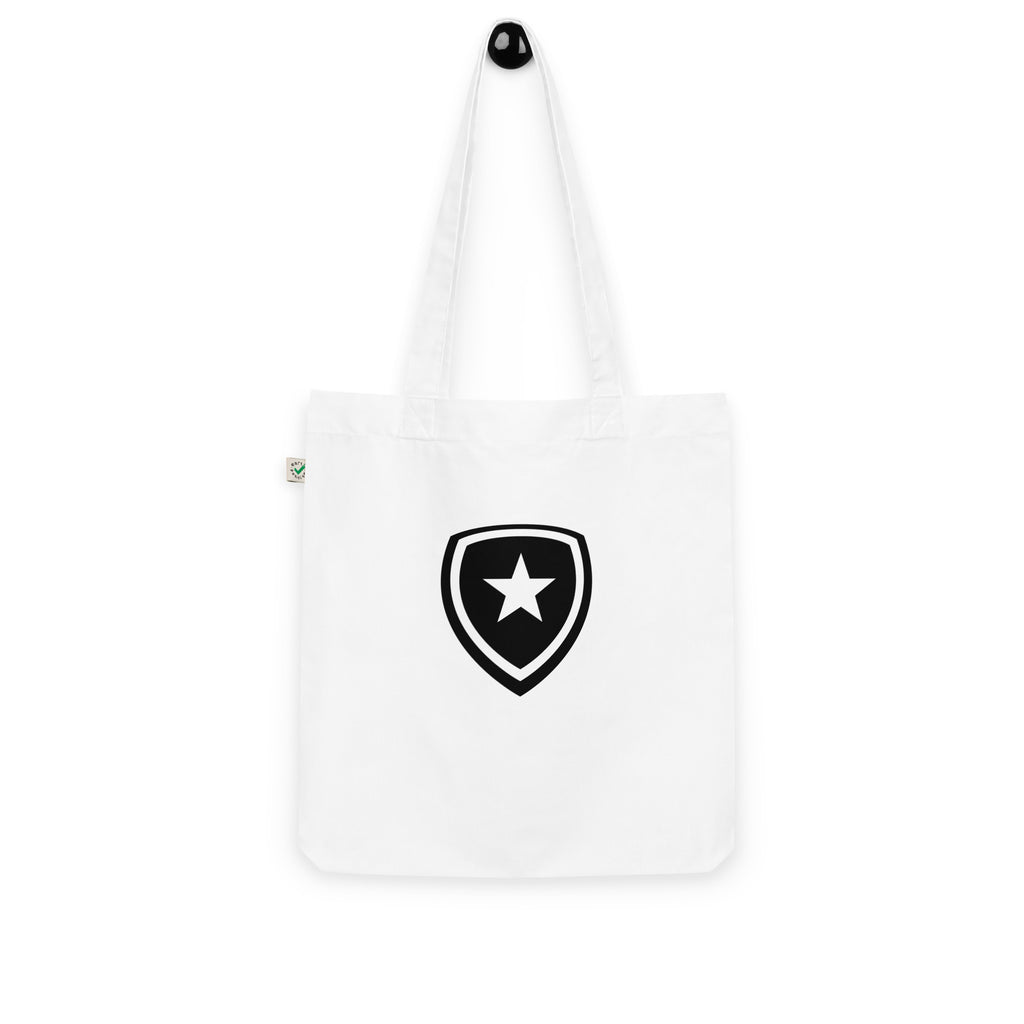 100% Organic Fashion Tote Bag --CH Style-- White