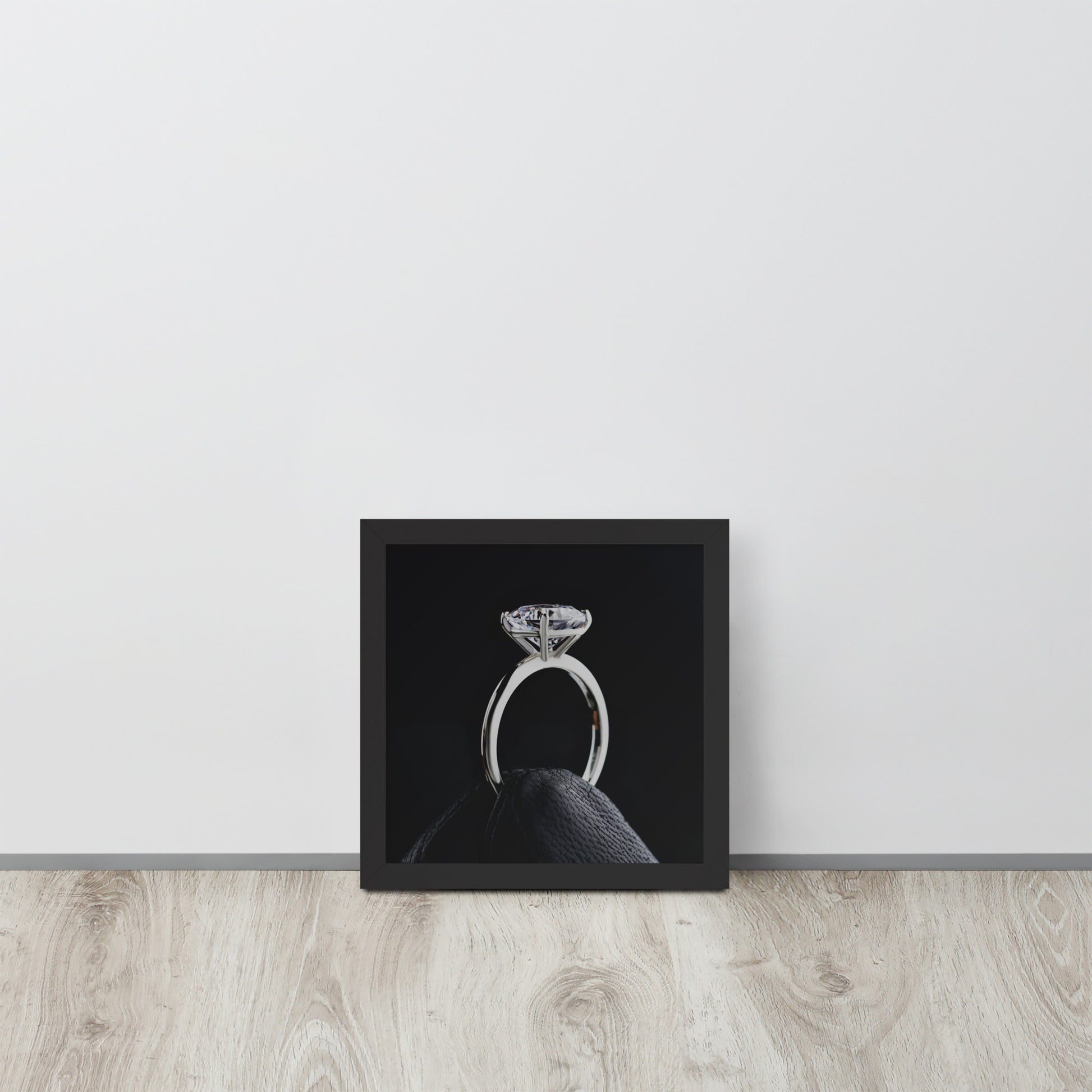 Diamond Ring -- High Quality -- Framed on photo paper