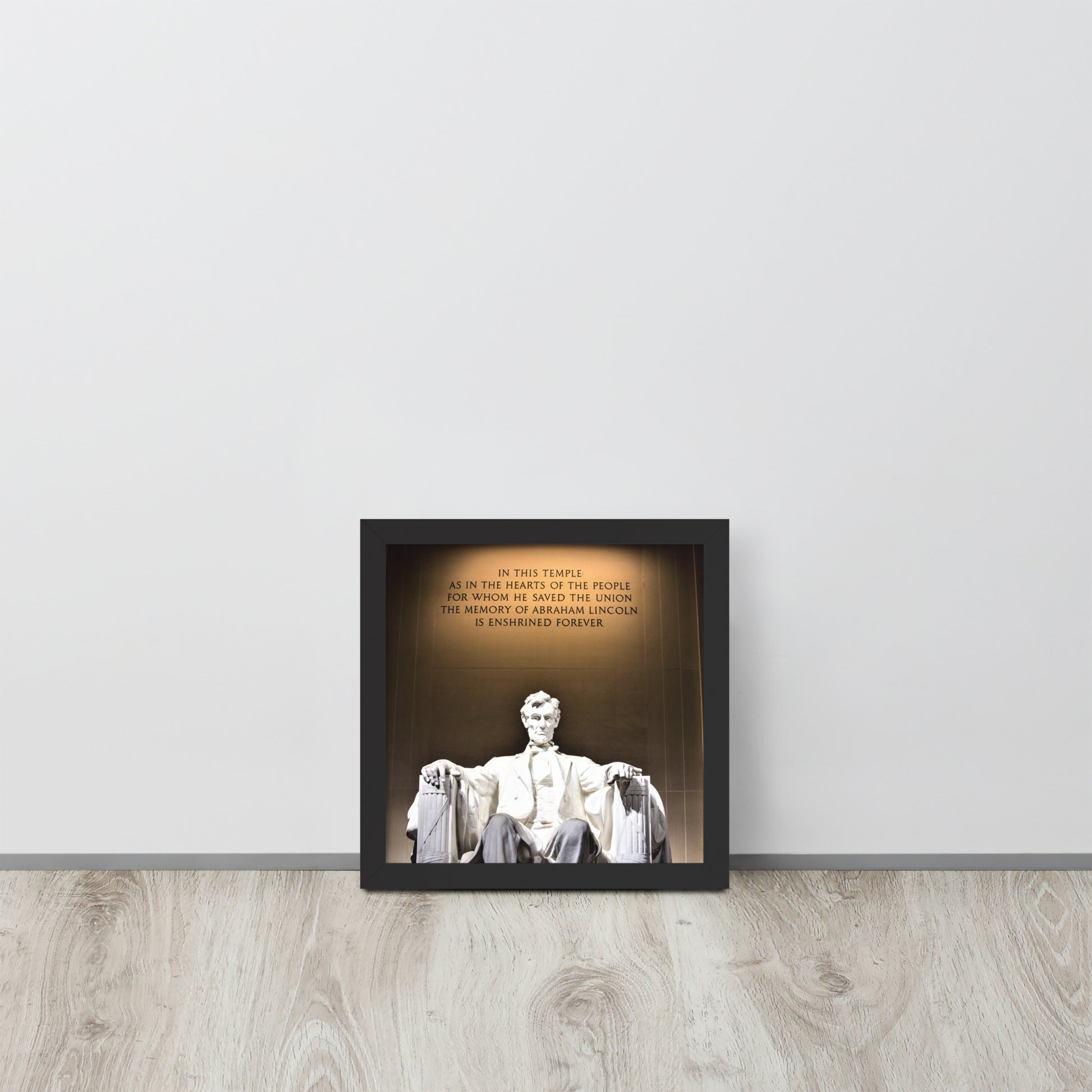 Abraham Lincoln -- High Quality -- Framed on photo paper