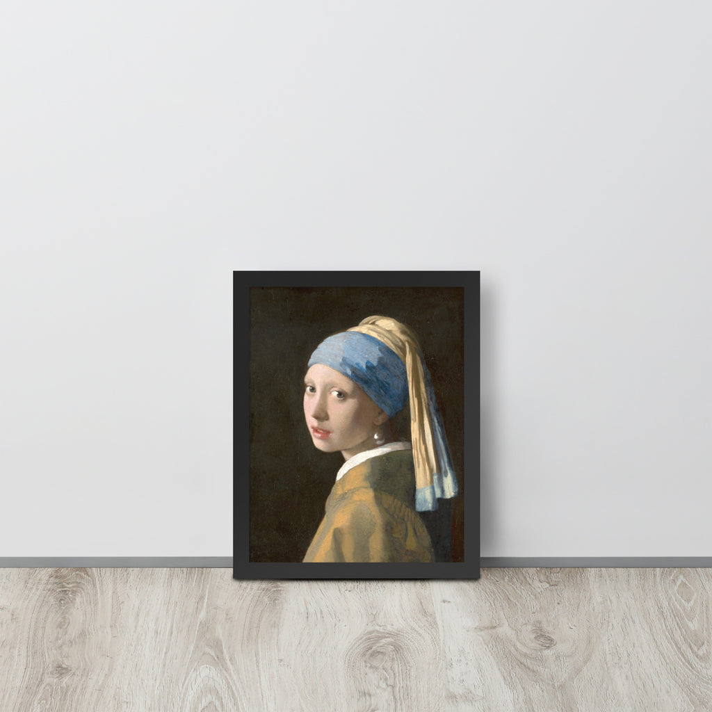 Girl with the pearl -- High Quality -- Framed on photo paper