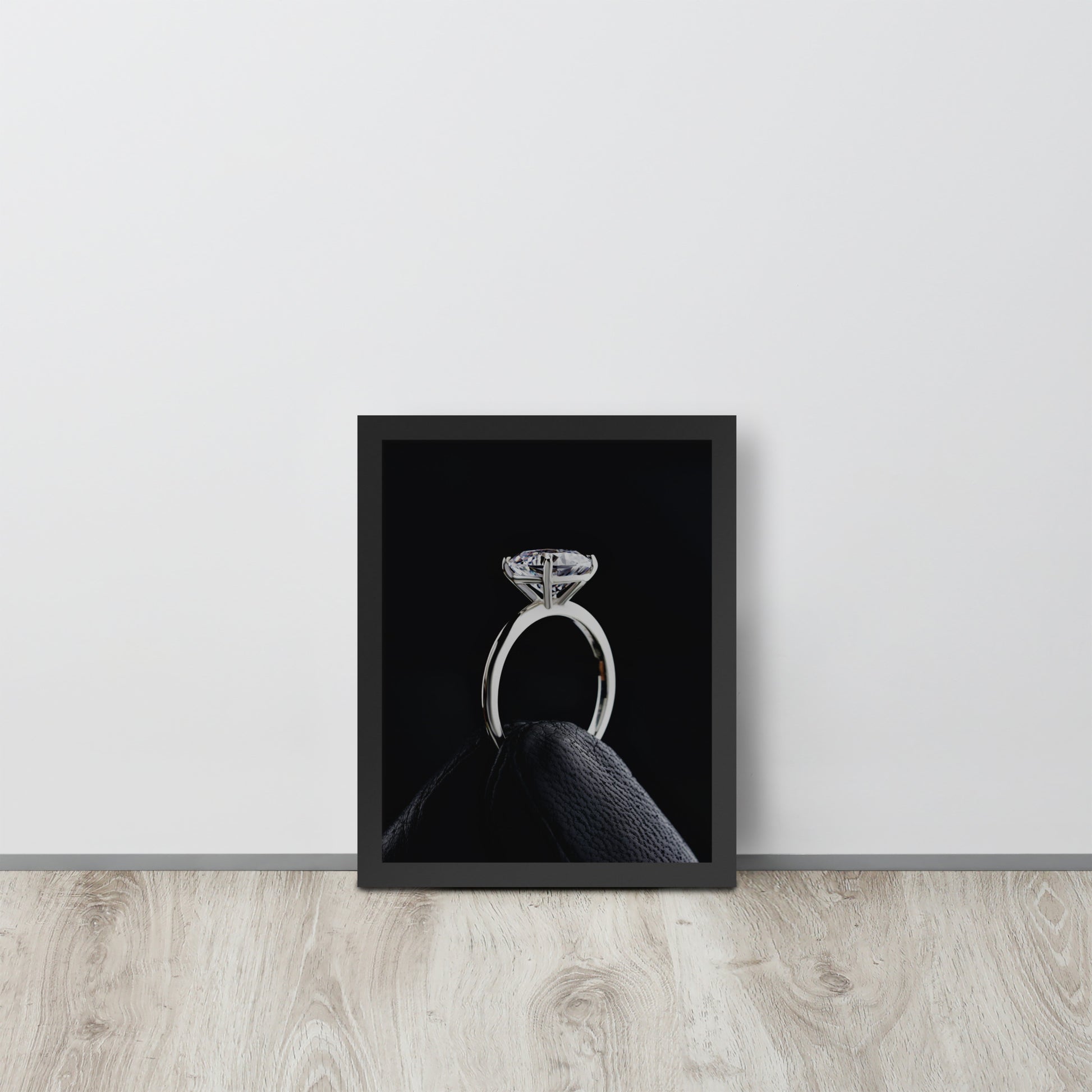 Diamond Ring -- High Quality -- Framed on photo paper