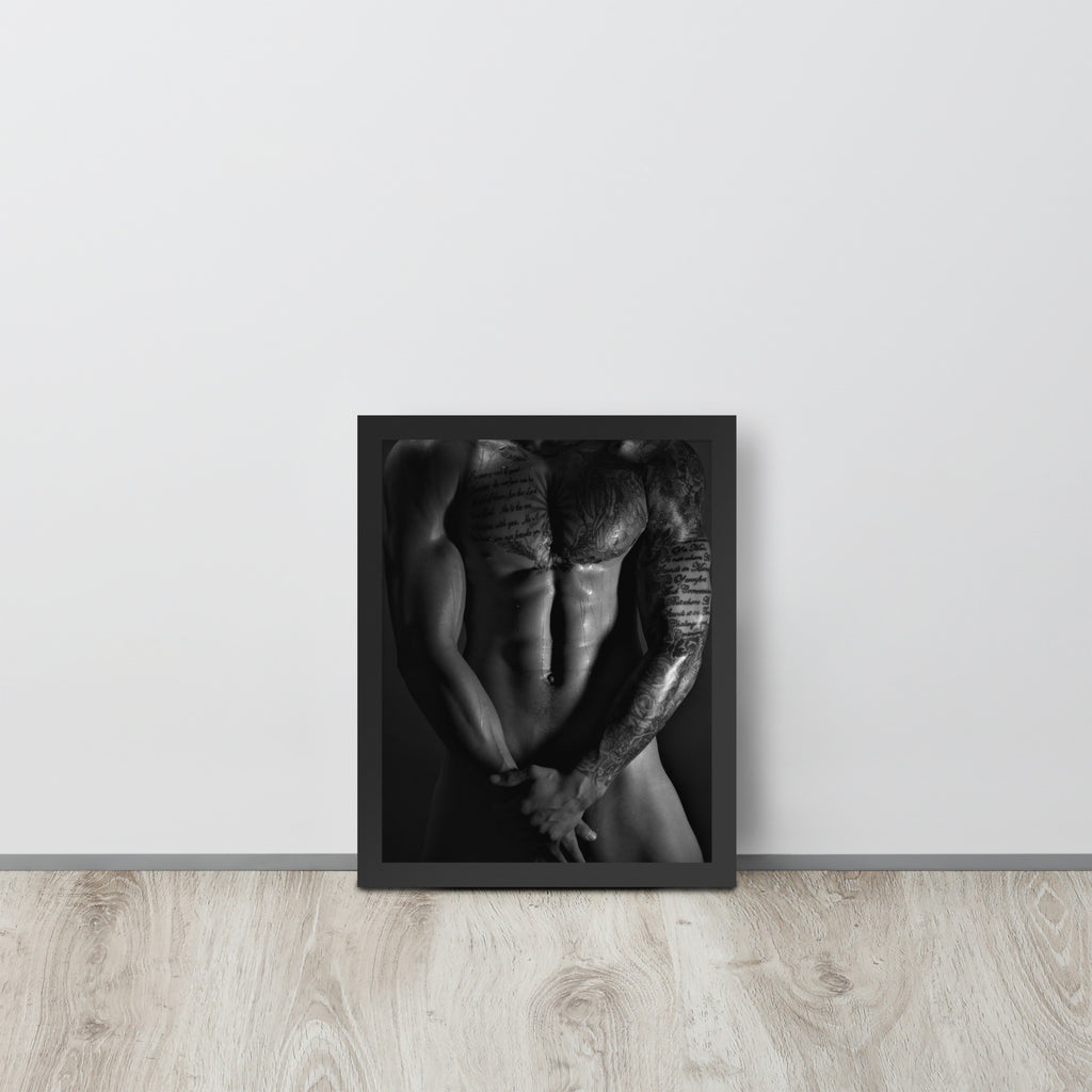 Uomo -- High Quality -- Framed on photo paper