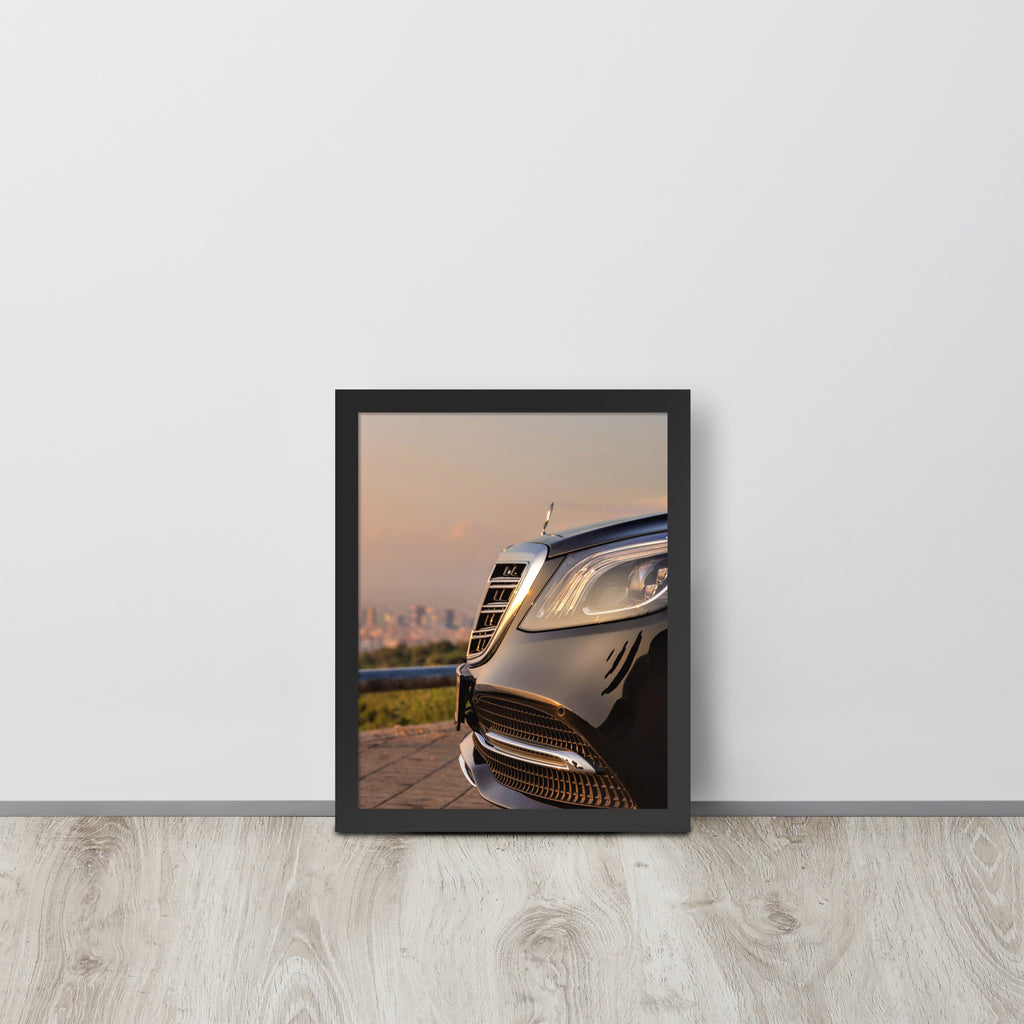 Car Collection S-Class -- High Quality -- Framed on photo paper