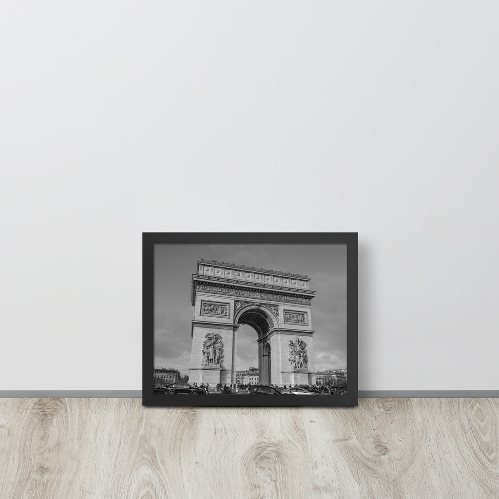 Paris Arc de Triomphe -- High Quality --  Framed on photo paper