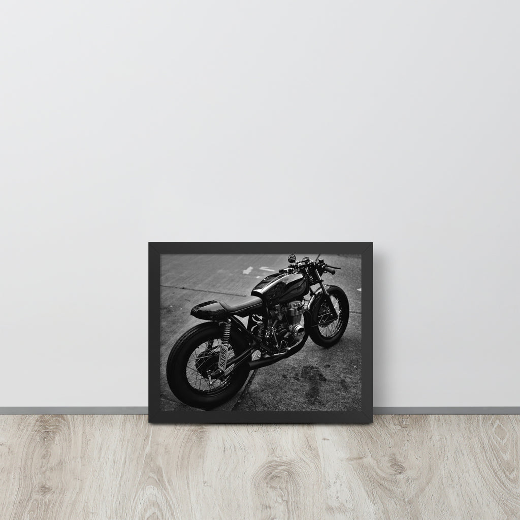 Bike -- High Quality -- Framed on photo paper