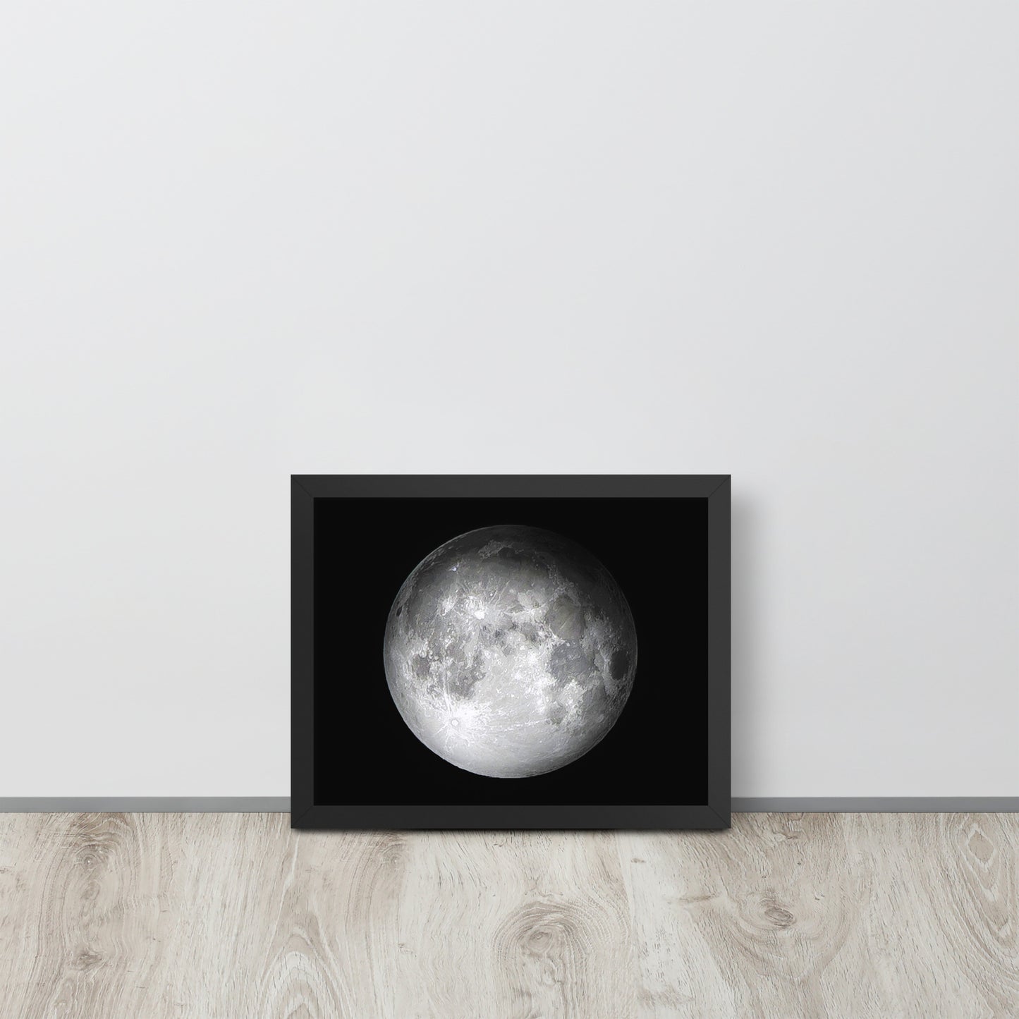 The Moon -- High Quality -- Framed on photo paper