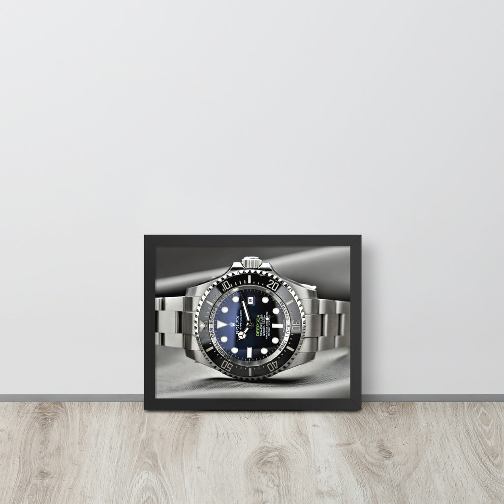 ROLEX Deep Sea -- High Quality -- Framed on photo paper