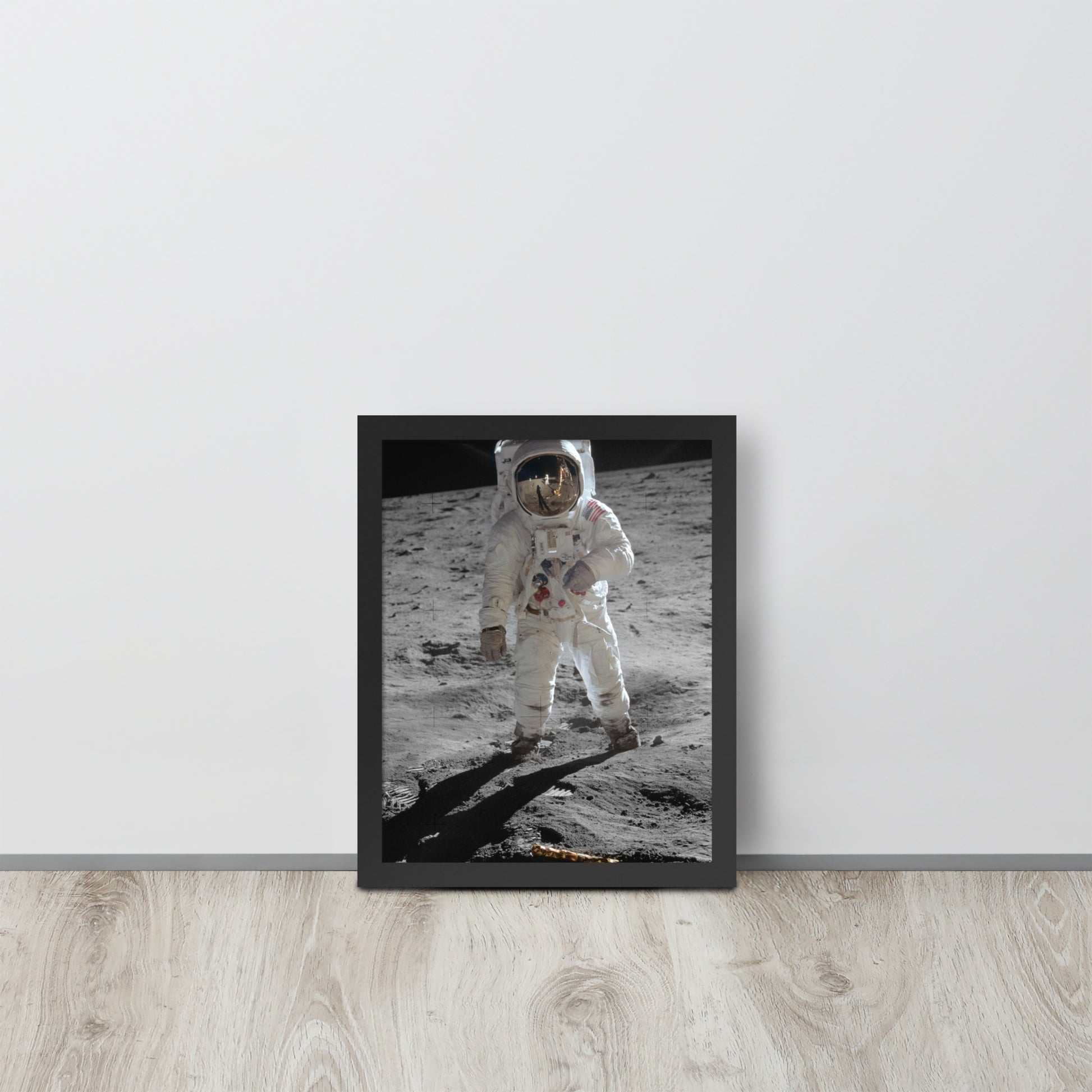 First Step on the Moon -- High Quality -- Framed on photo paper
