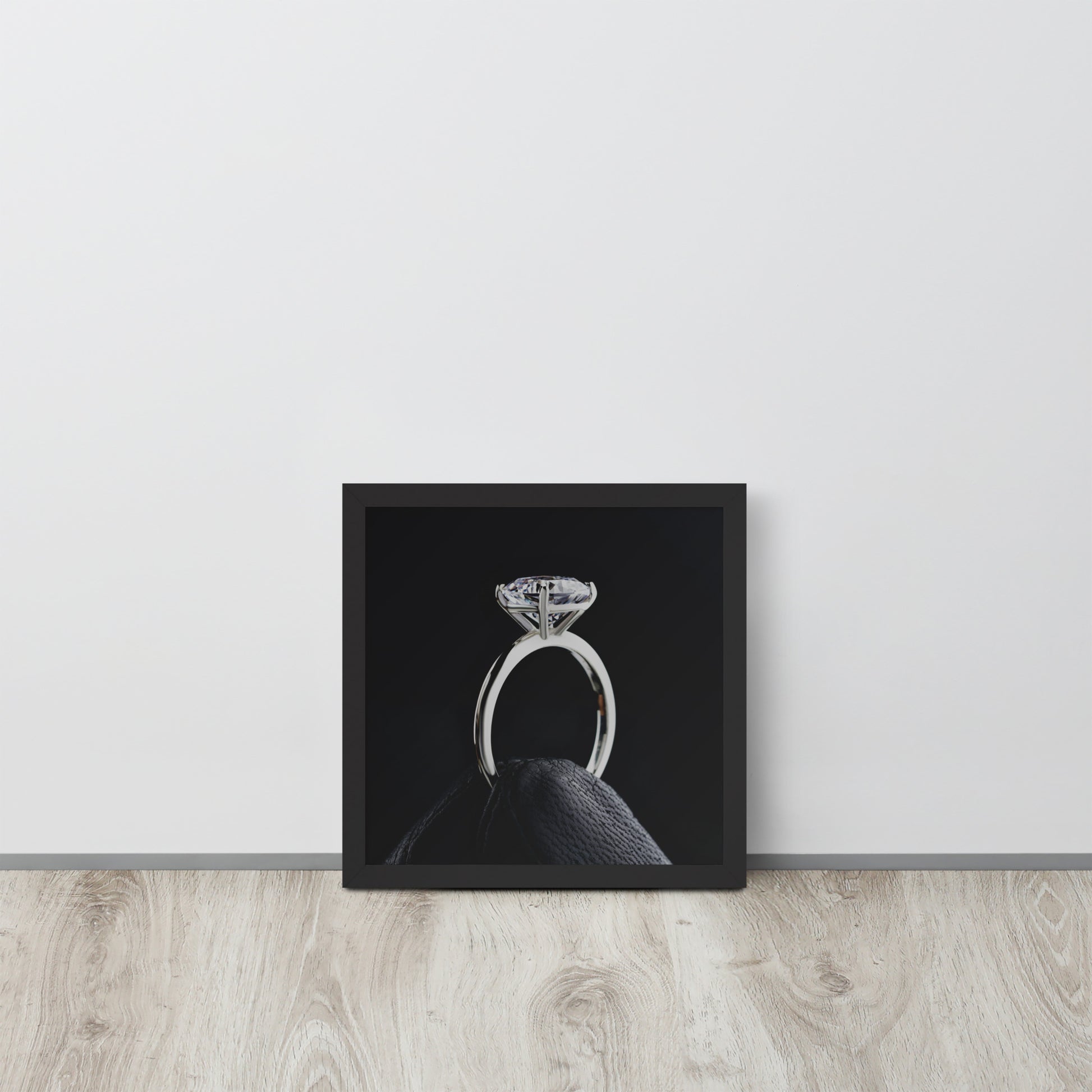 Diamond Ring -- High Quality -- Framed on photo paper