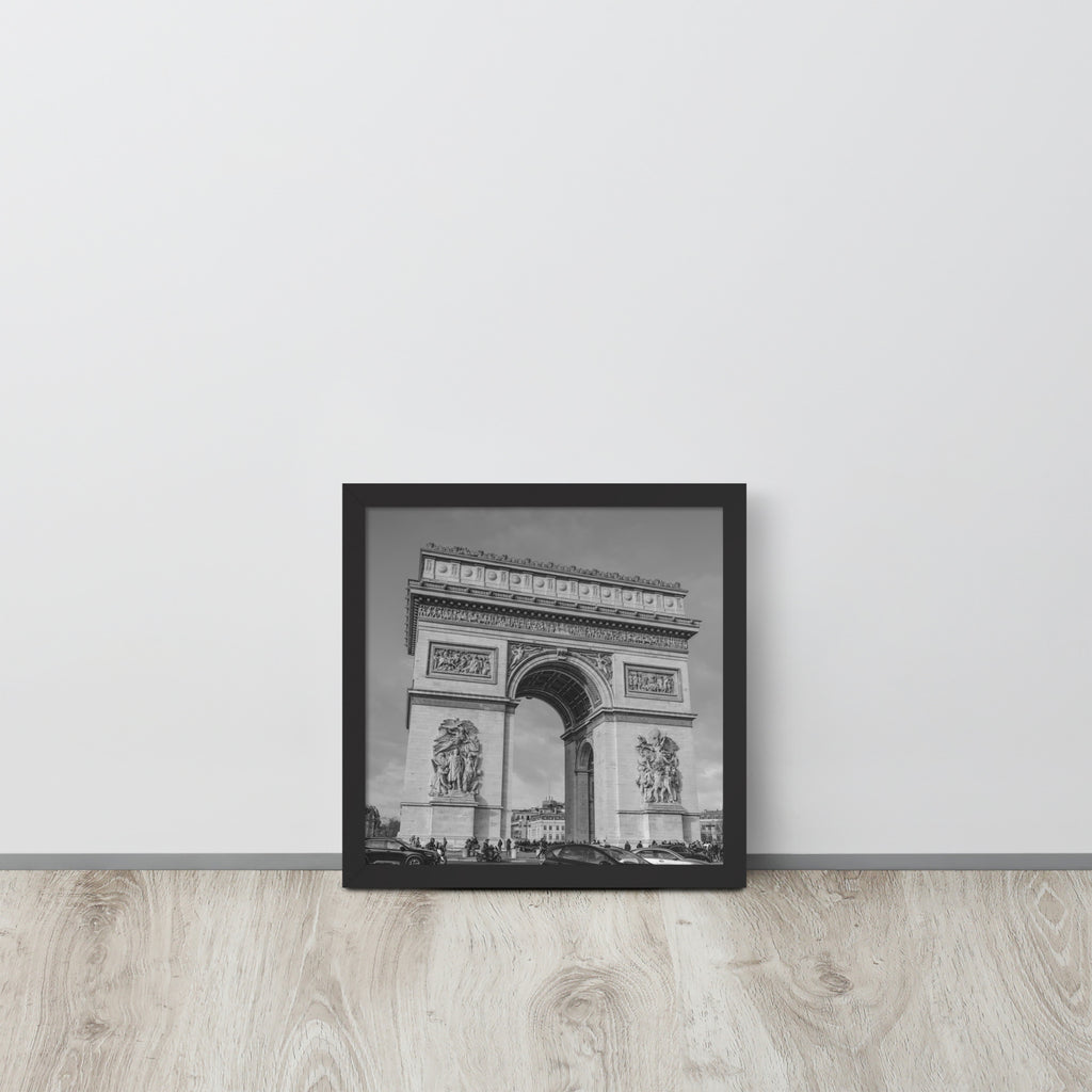 Paris Arc de Triomphe -- High Quality --  Framed on photo paper