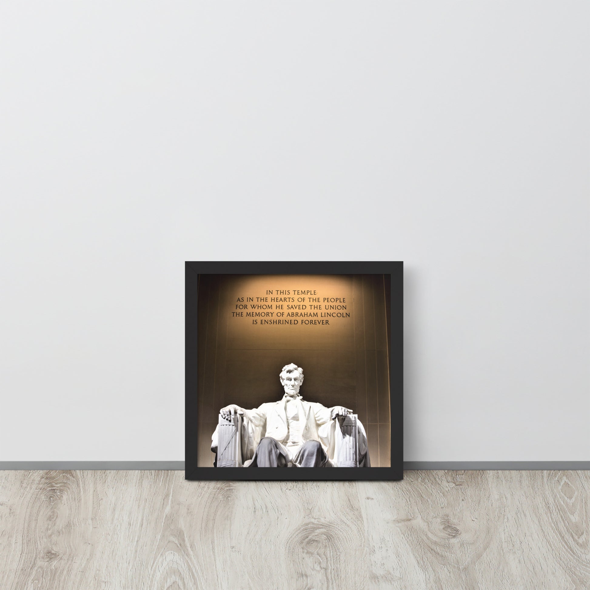 Abraham Lincoln -- High Quality -- Framed on photo paper