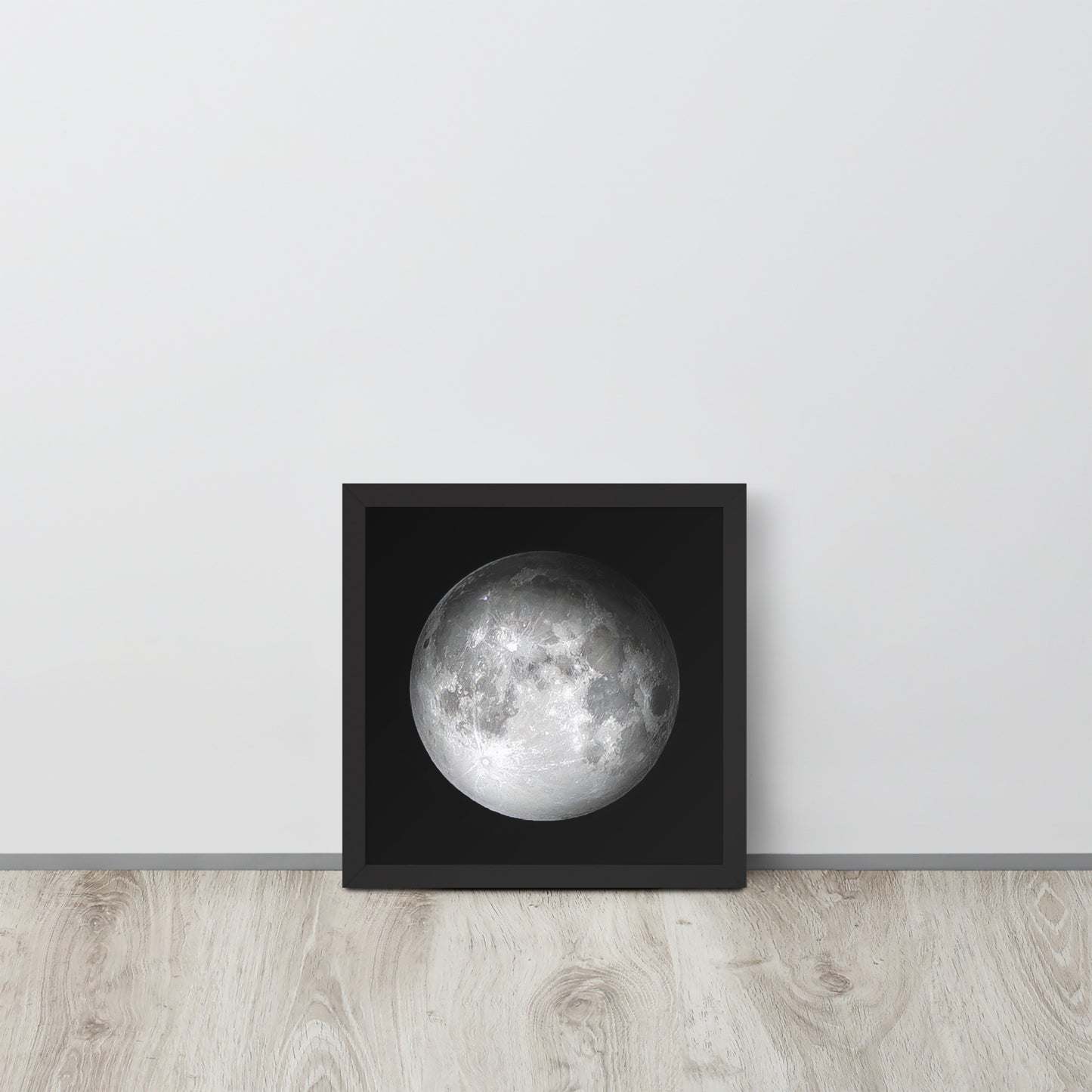The Moon -- High Quality -- Framed on photo paper