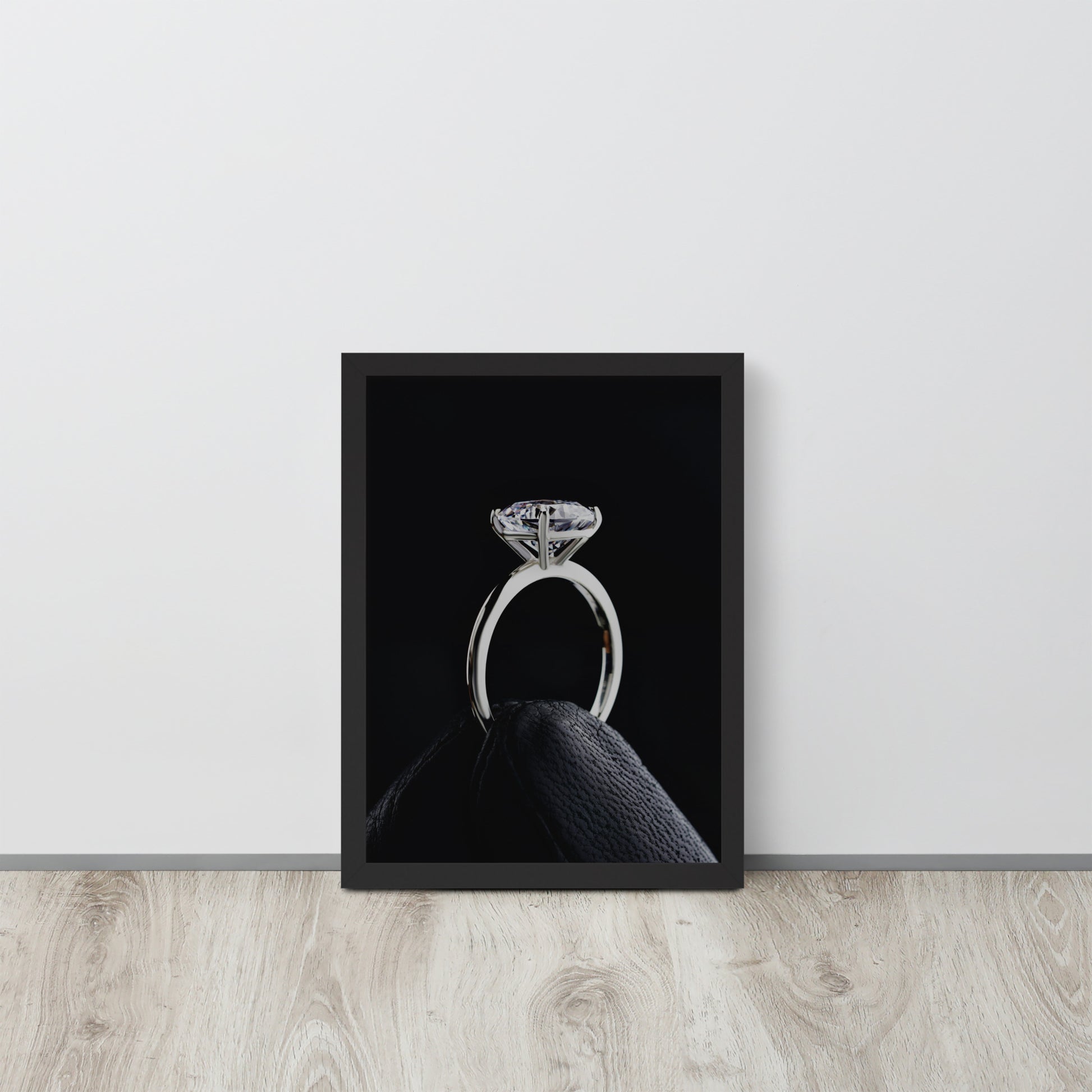 Diamond Ring -- High Quality -- Framed on photo paper