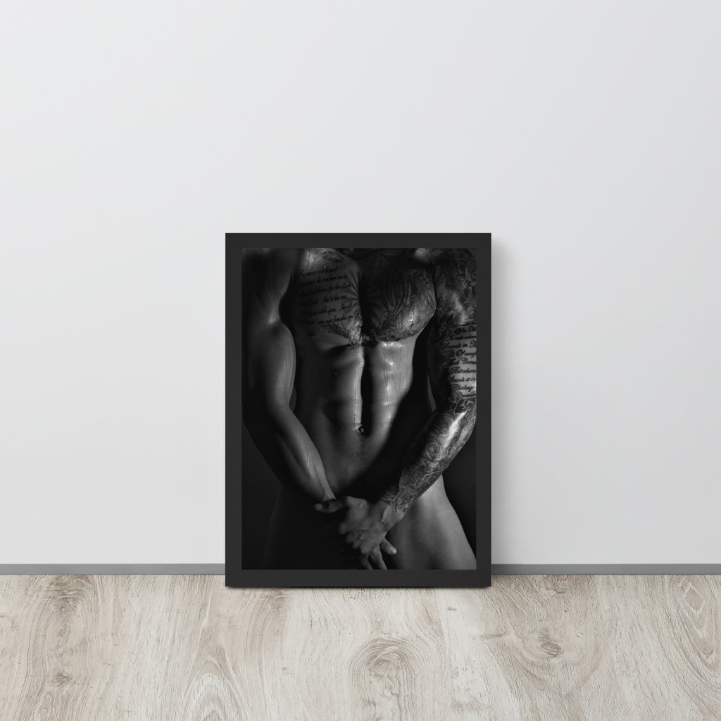 Uomo -- High Quality -- Framed on photo paper
