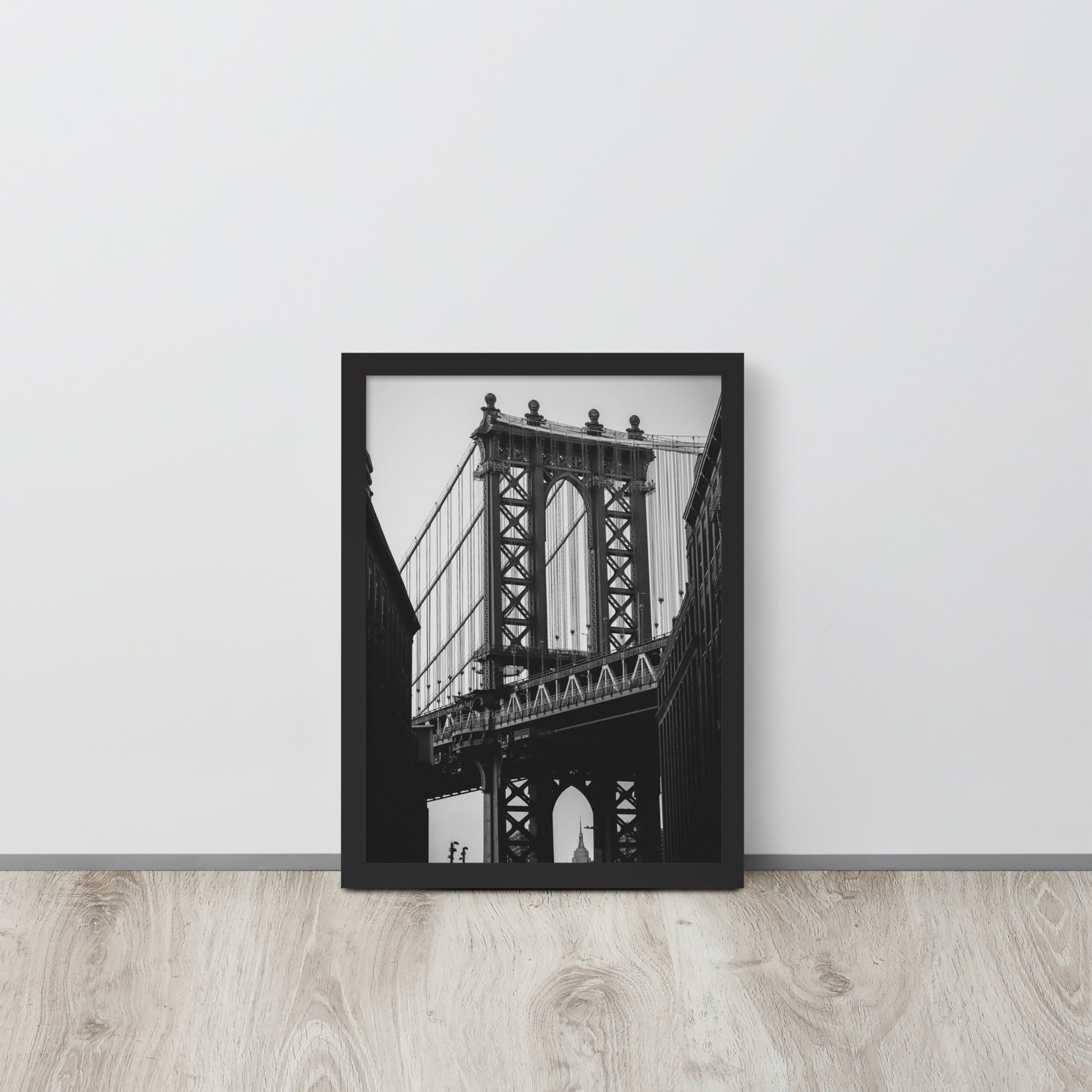New York Brooklyn Bridge -- High Quality -- Framed on photo paper