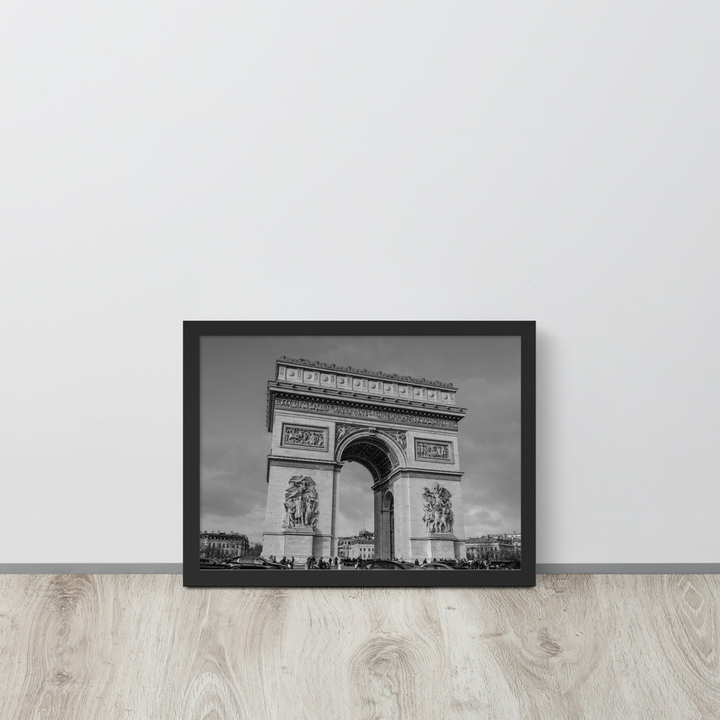 Paris Arc de Triomphe -- High Quality --  Framed on photo paper