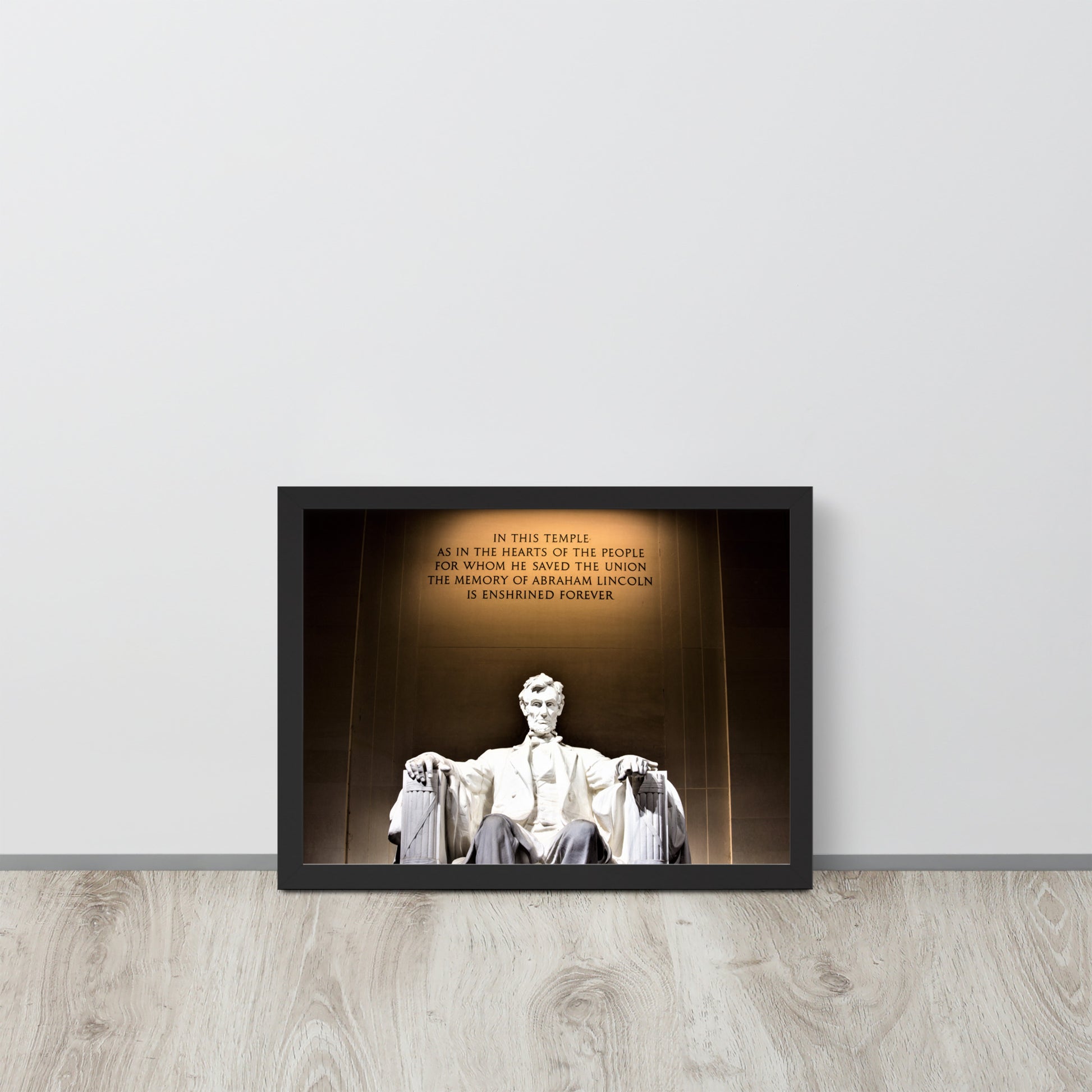 Abraham Lincoln -- High Quality -- Framed on photo paper