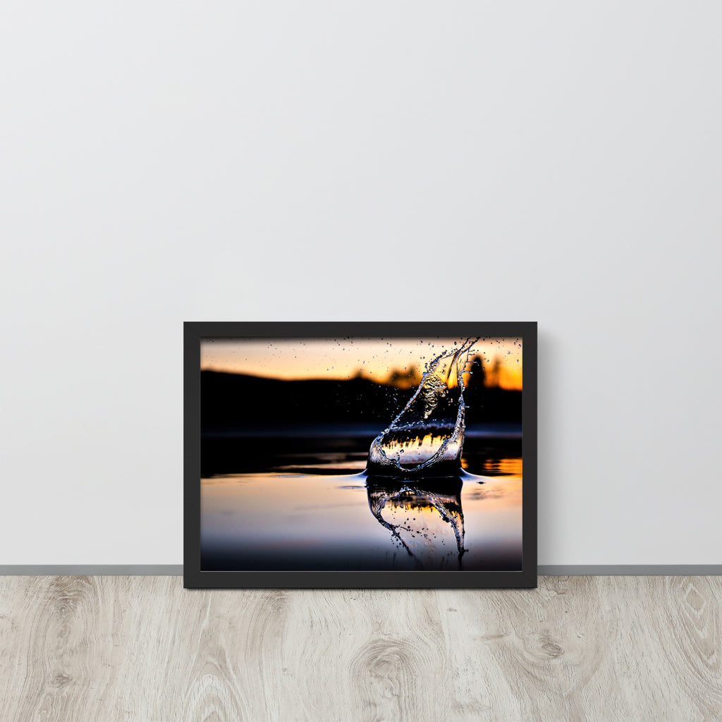 Aqua -- High Quality -- Framed on photo paper