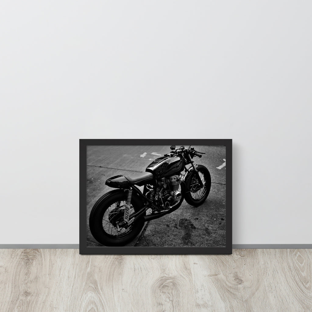Bike -- High Quality -- Framed on photo paper