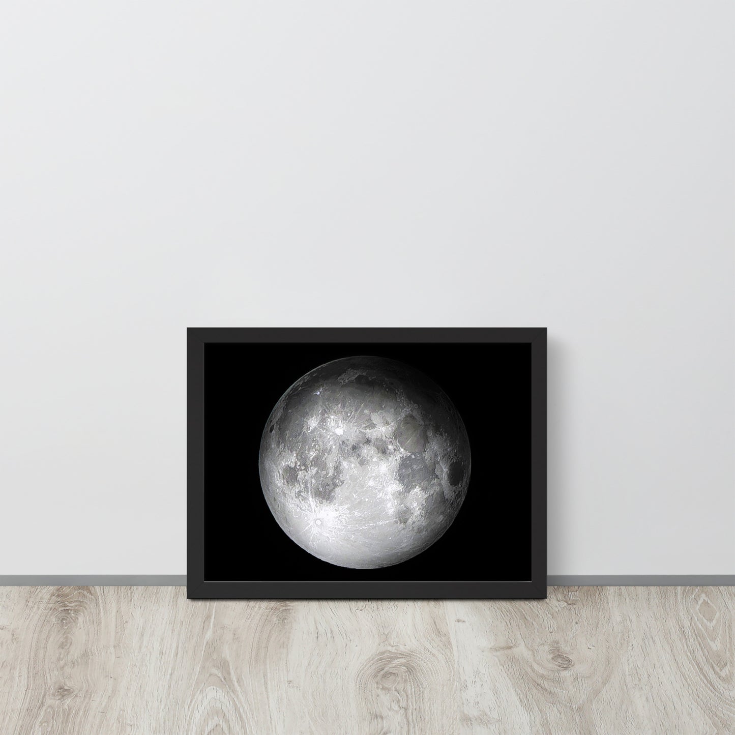 The Moon -- High Quality -- Framed on photo paper