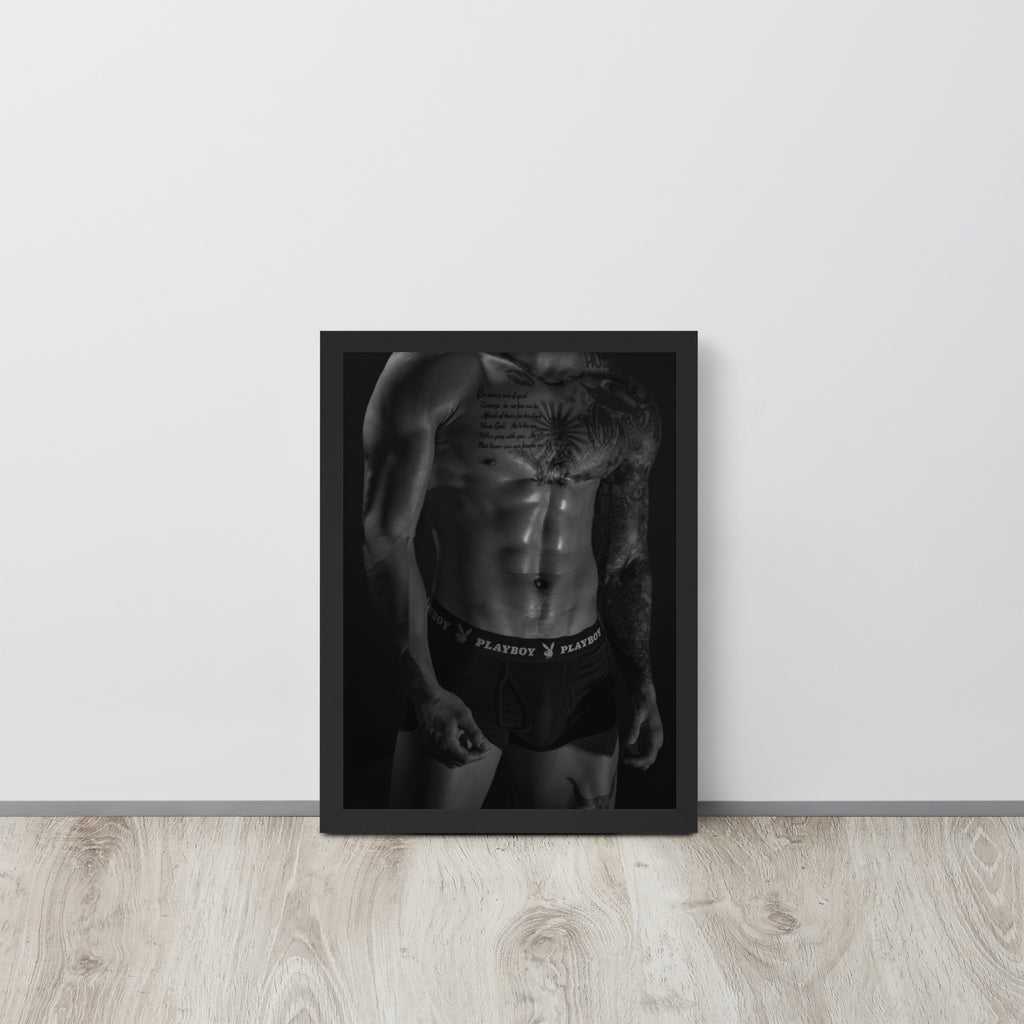 Men -- High Quality -- Framed on photo paper