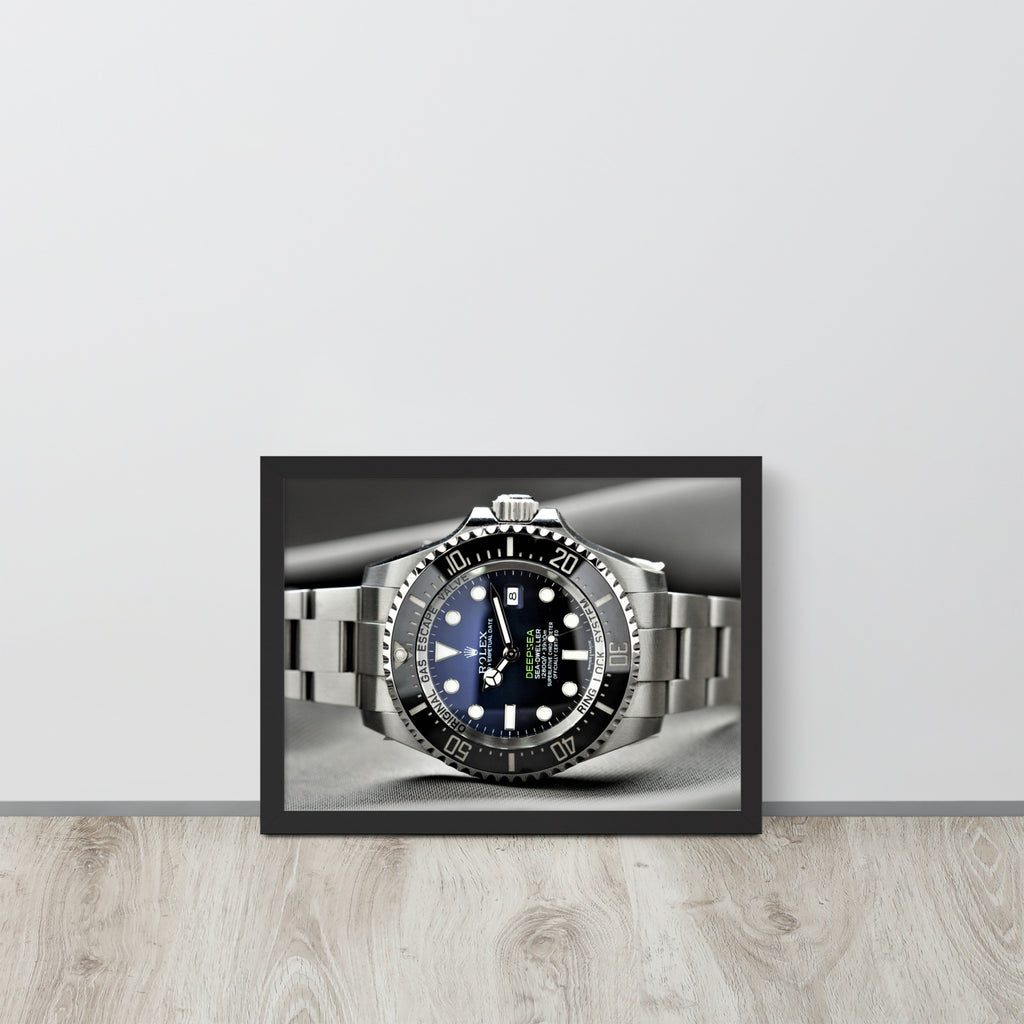 ROLEX Deep Sea -- High Quality -- Framed on photo paper