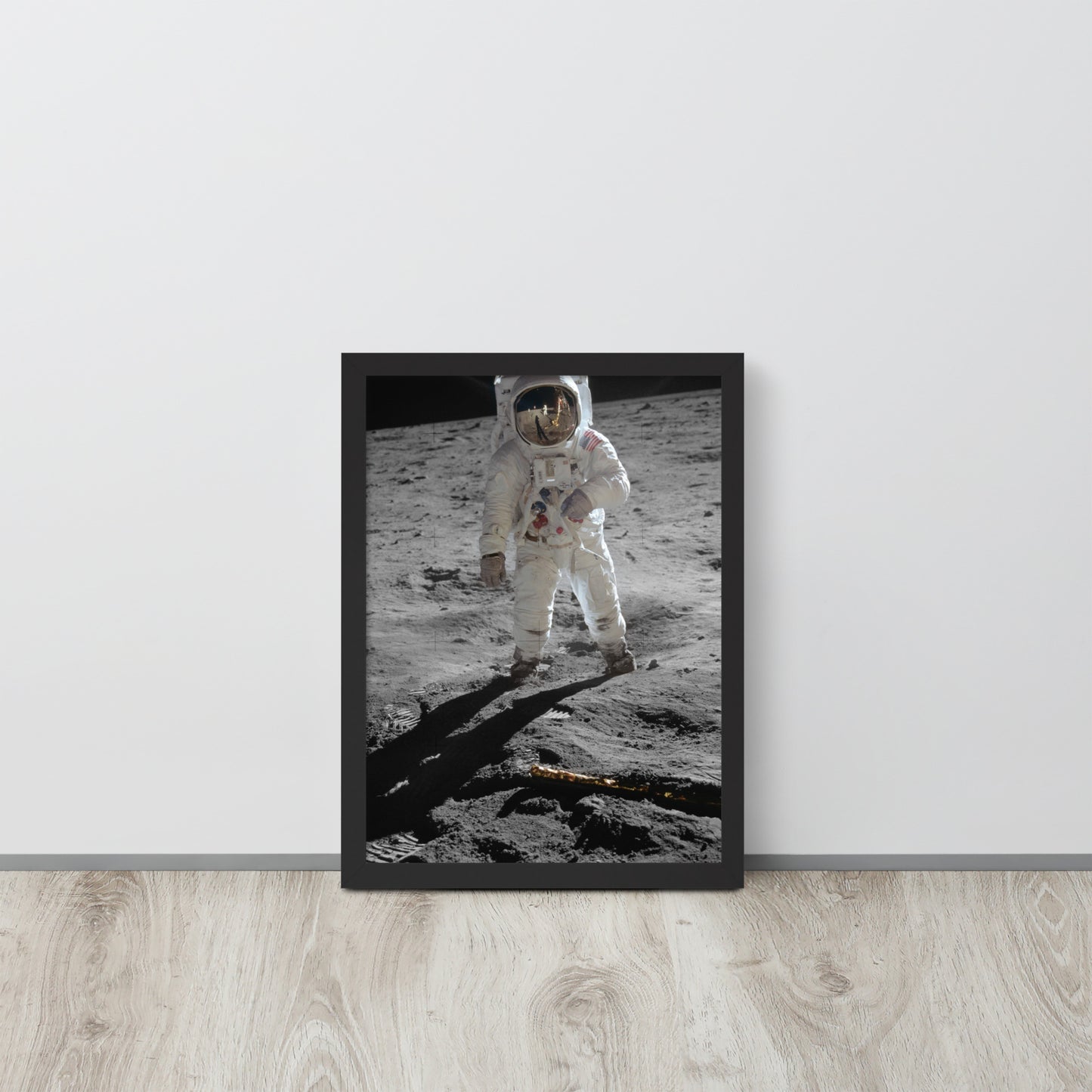 First Step on the Moon -- High Quality -- Framed on photo paper