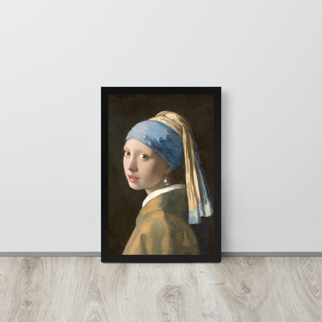 Girl with the pearl -- High Quality -- Framed on photo paper