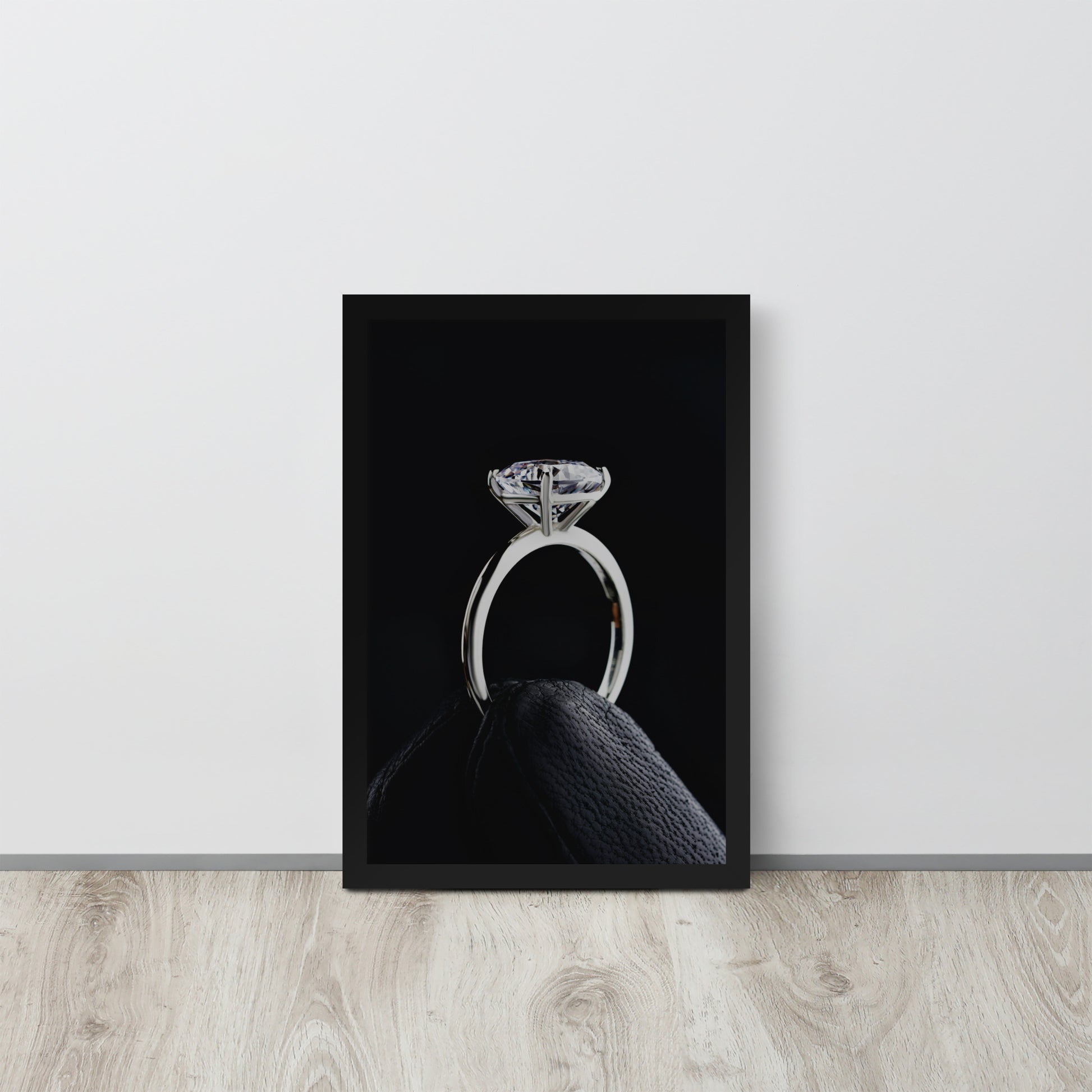 Diamond Ring -- High Quality -- Framed on photo paper