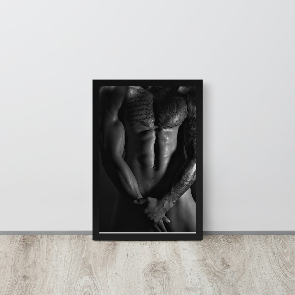 Uomo -- High Quality -- Framed on photo paper