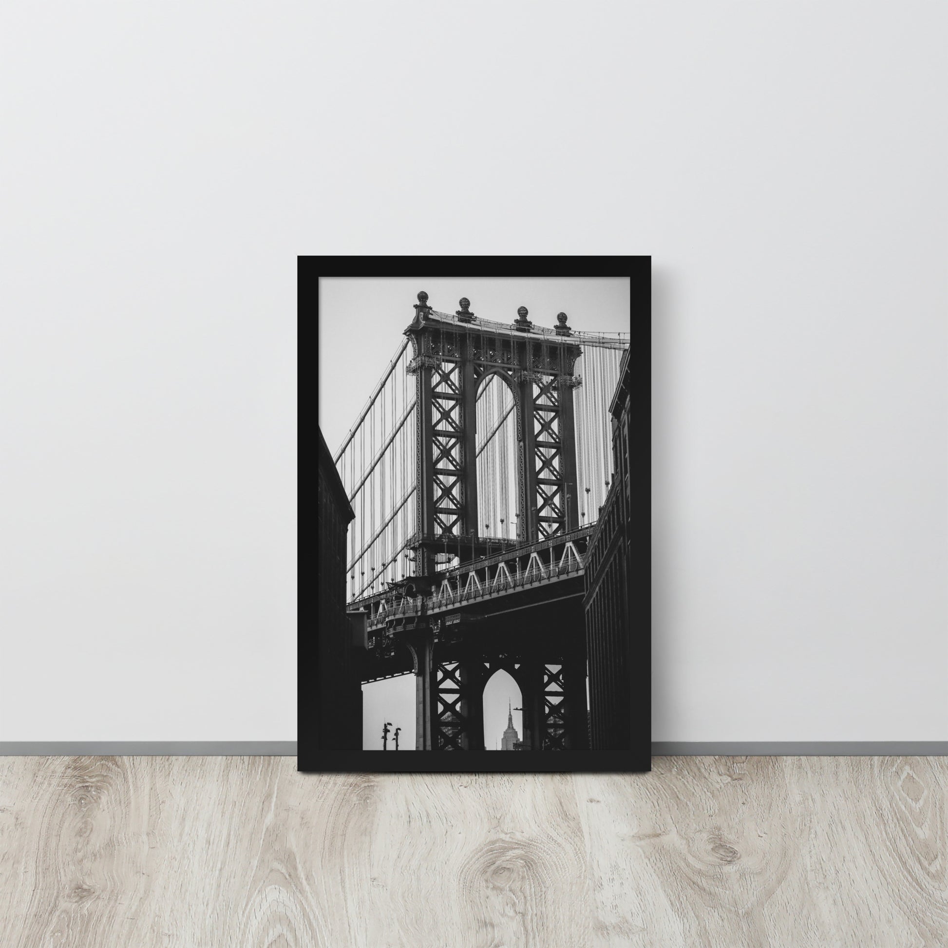 New York Brooklyn Bridge -- High Quality -- Framed on photo paper