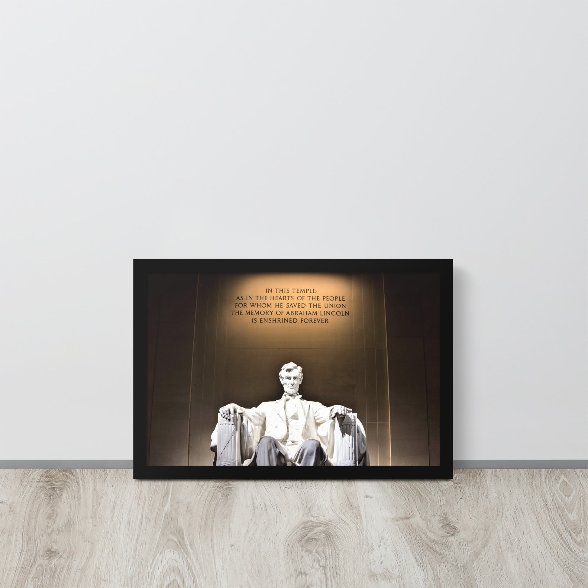 Abraham Lincoln -- High Quality -- Framed on photo paper