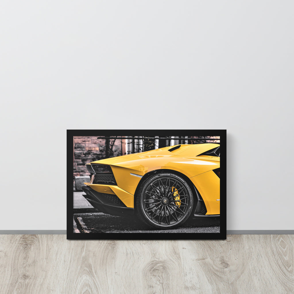 Car Collection Lamborghini -- High Quality -- Framed on photo paper