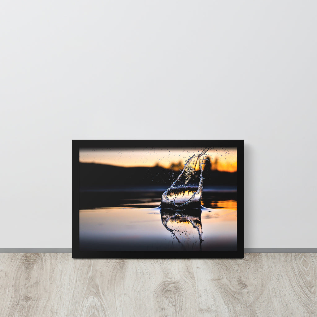 Aqua -- High Quality -- Framed on photo paper
