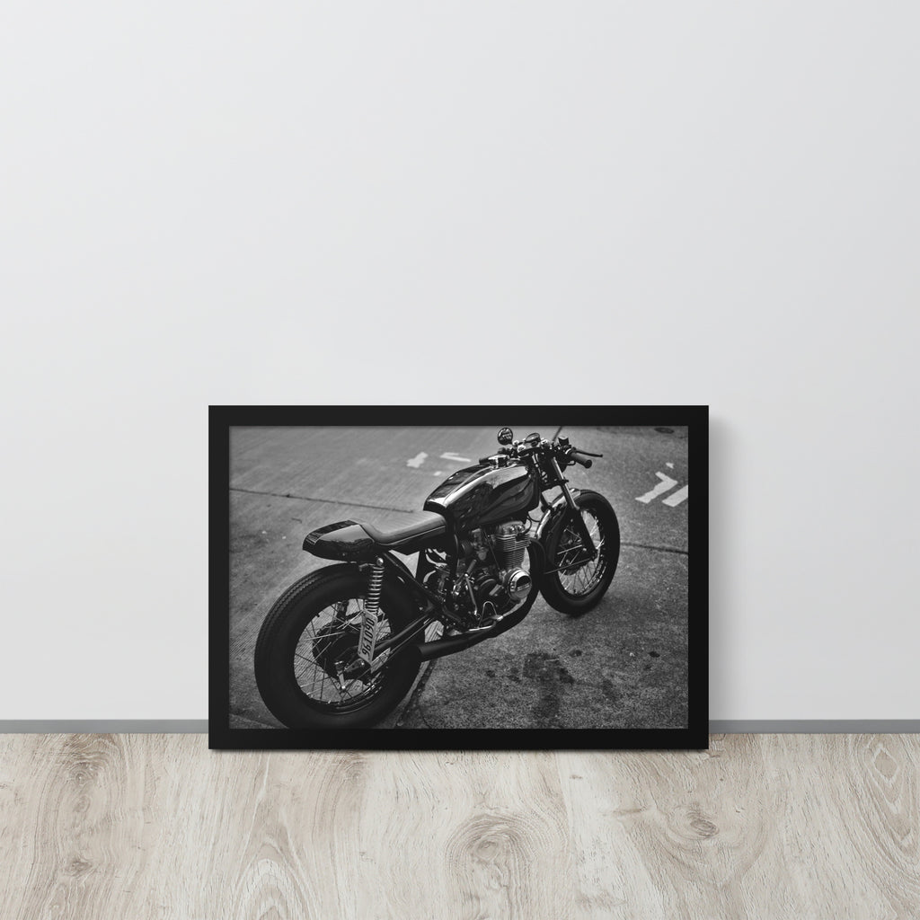 Bike -- High Quality -- Framed on photo paper