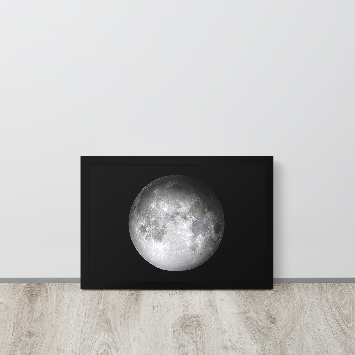 The Moon -- High Quality -- Framed on photo paper